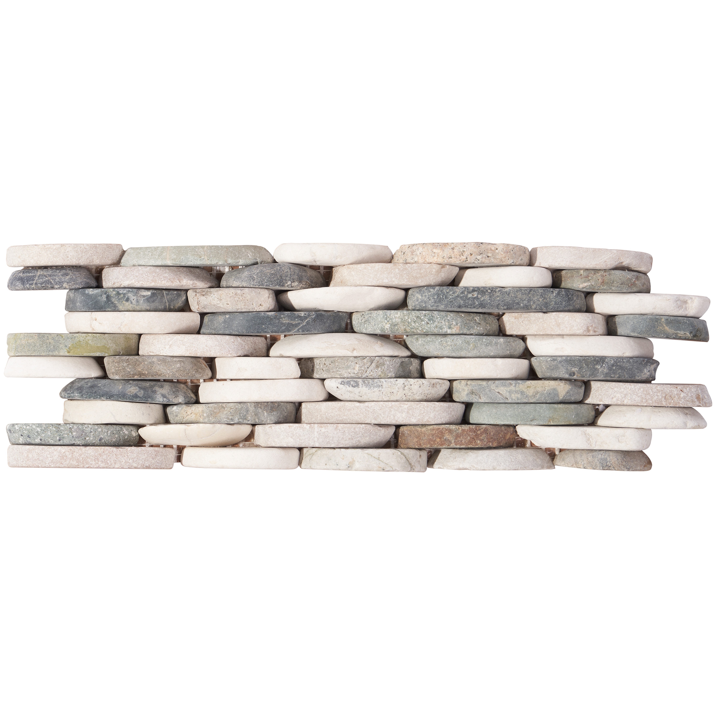 Artmore Tile EXT3RD105006 Sample- Landscape Dark Blend 3-in x 6-in Wall Tile
