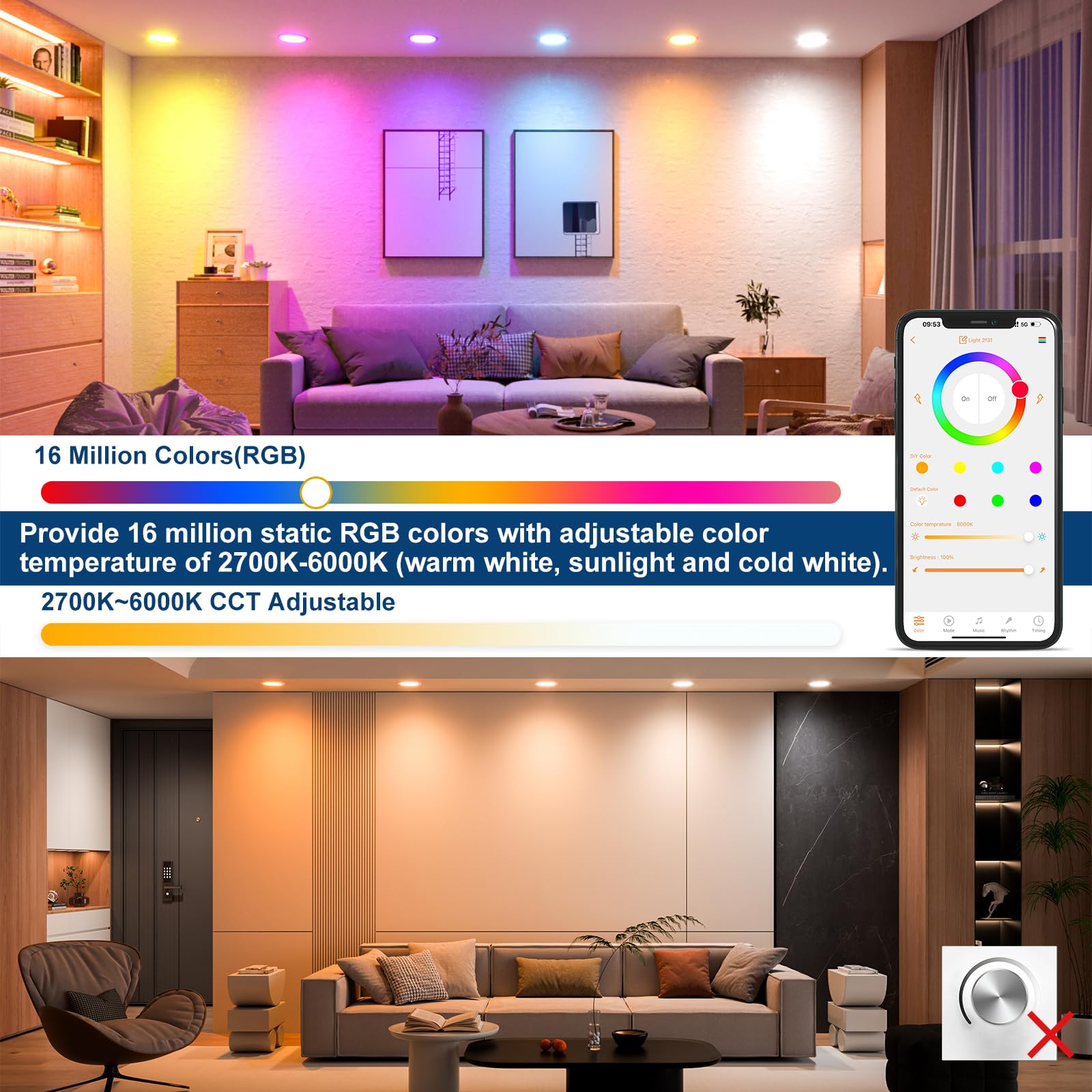 AOIZGMY LAZ0821Z026 Led-Retrofit-Downlight - View #4