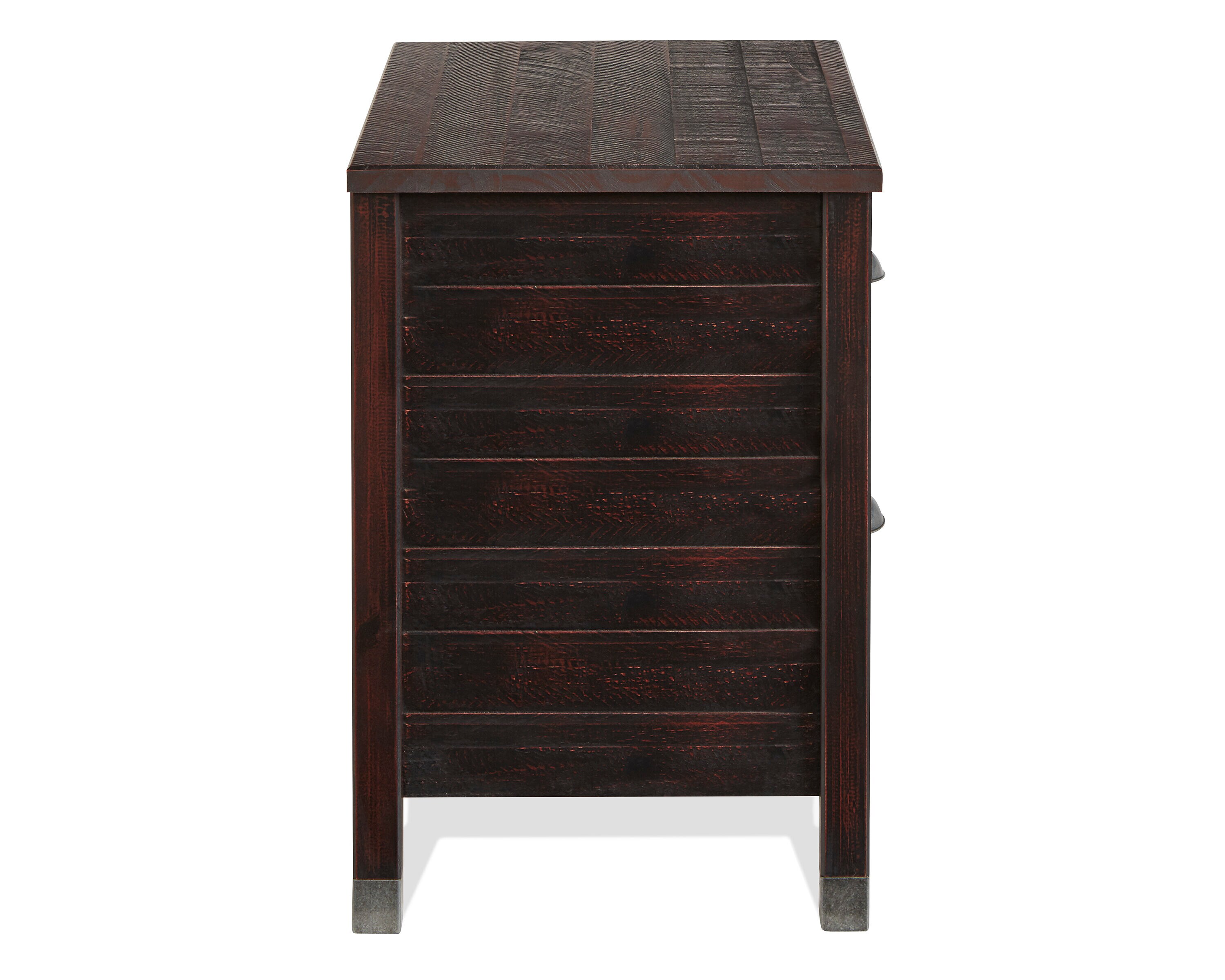 Camaflexi Mid-Century Modern Castanho Pine 3-Drawer Standard