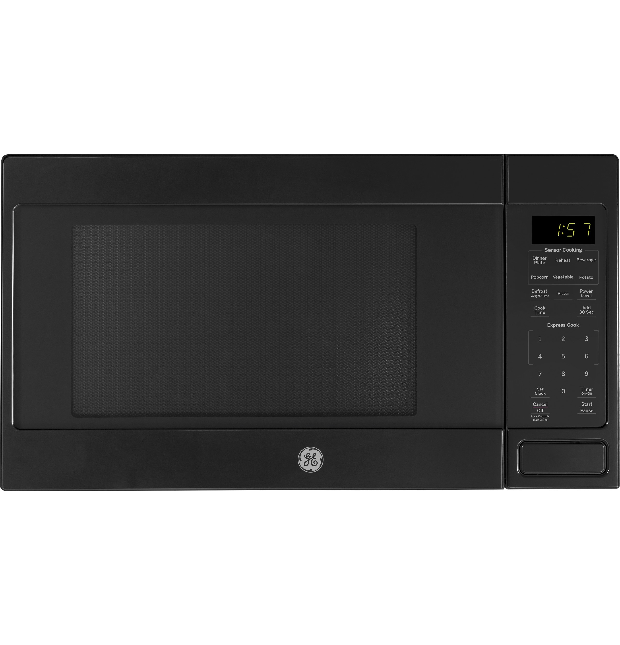 GE JES1657DMBB 1.6 cu.ft. Black Countertop Microwave