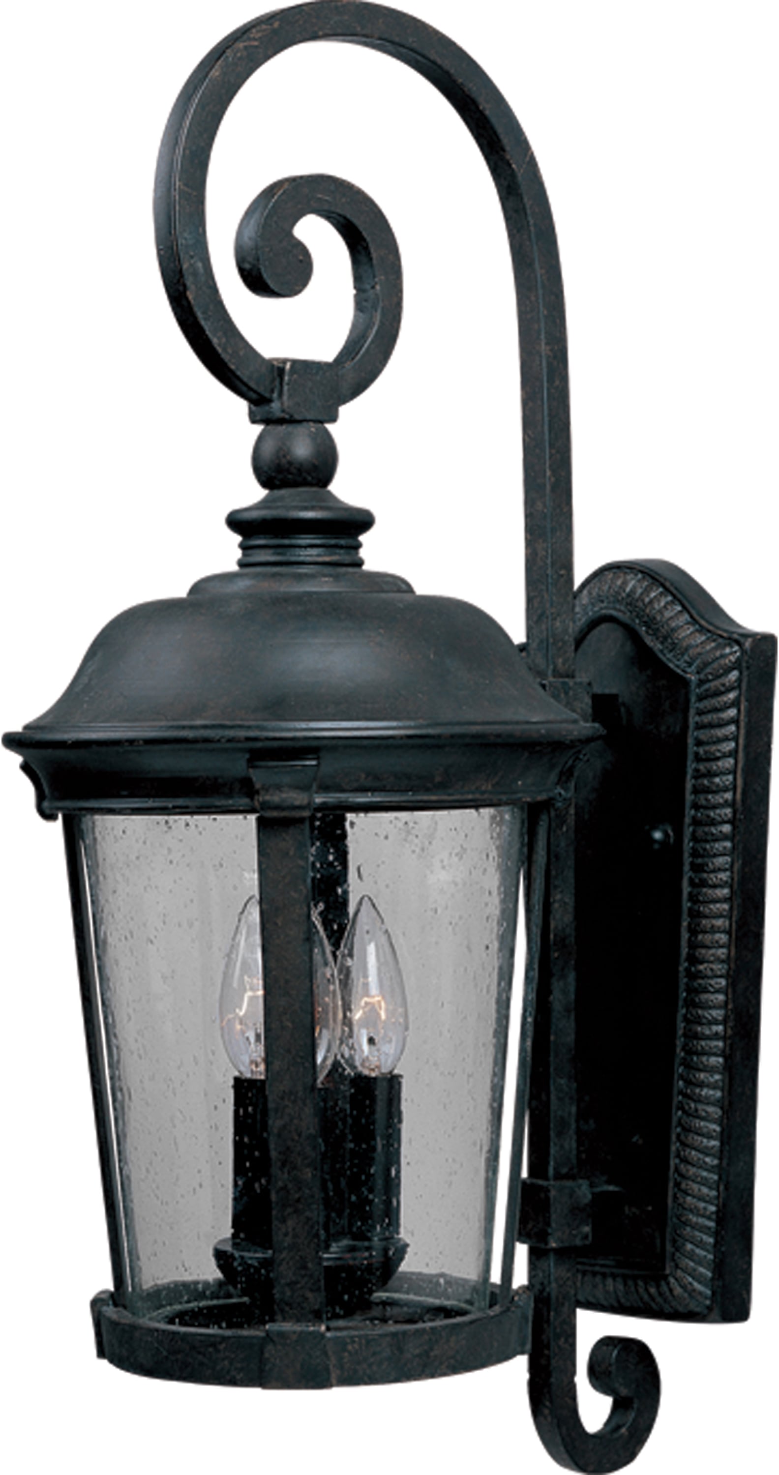 Maxim Lighting 3024CDBZ Dover DC 3 -Light 24.5-in H Antique Bronze Hardwired Outdoor Wall Light