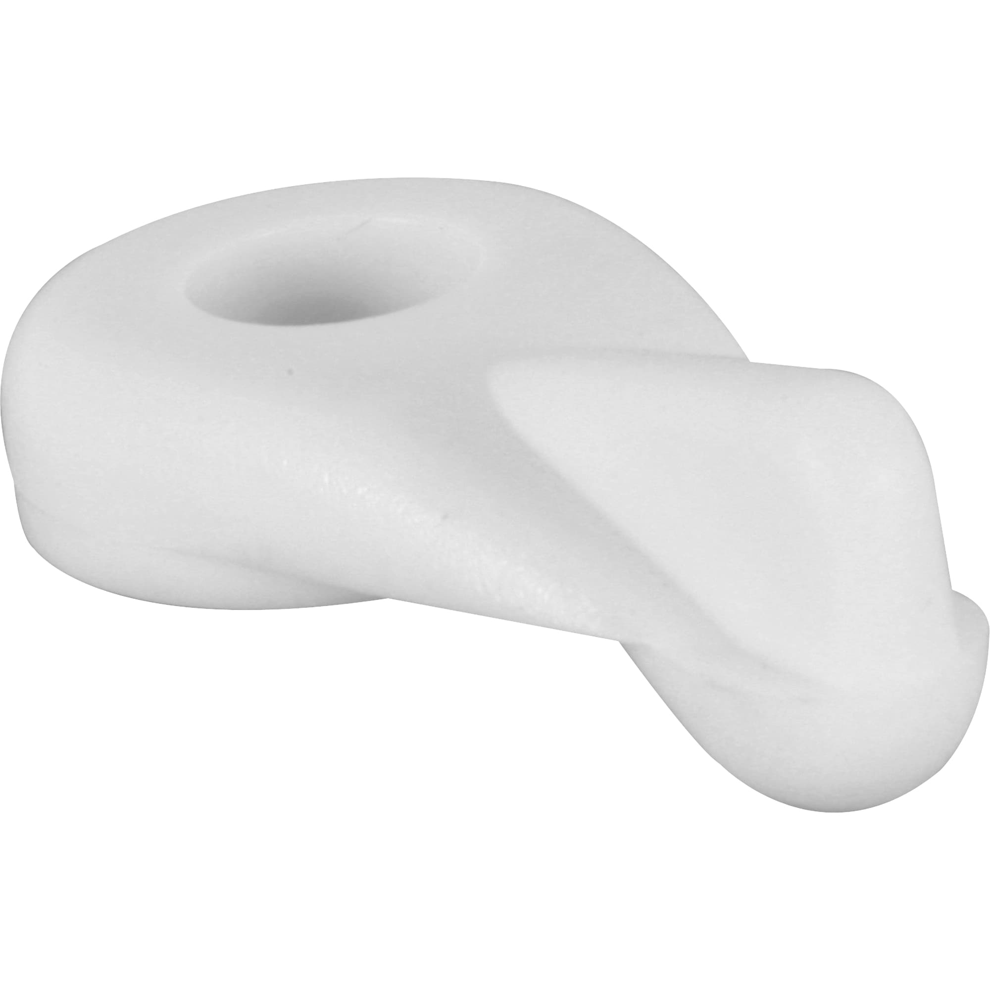 Prime-Line 1000 -Pack White Flush Clip #PL 14636