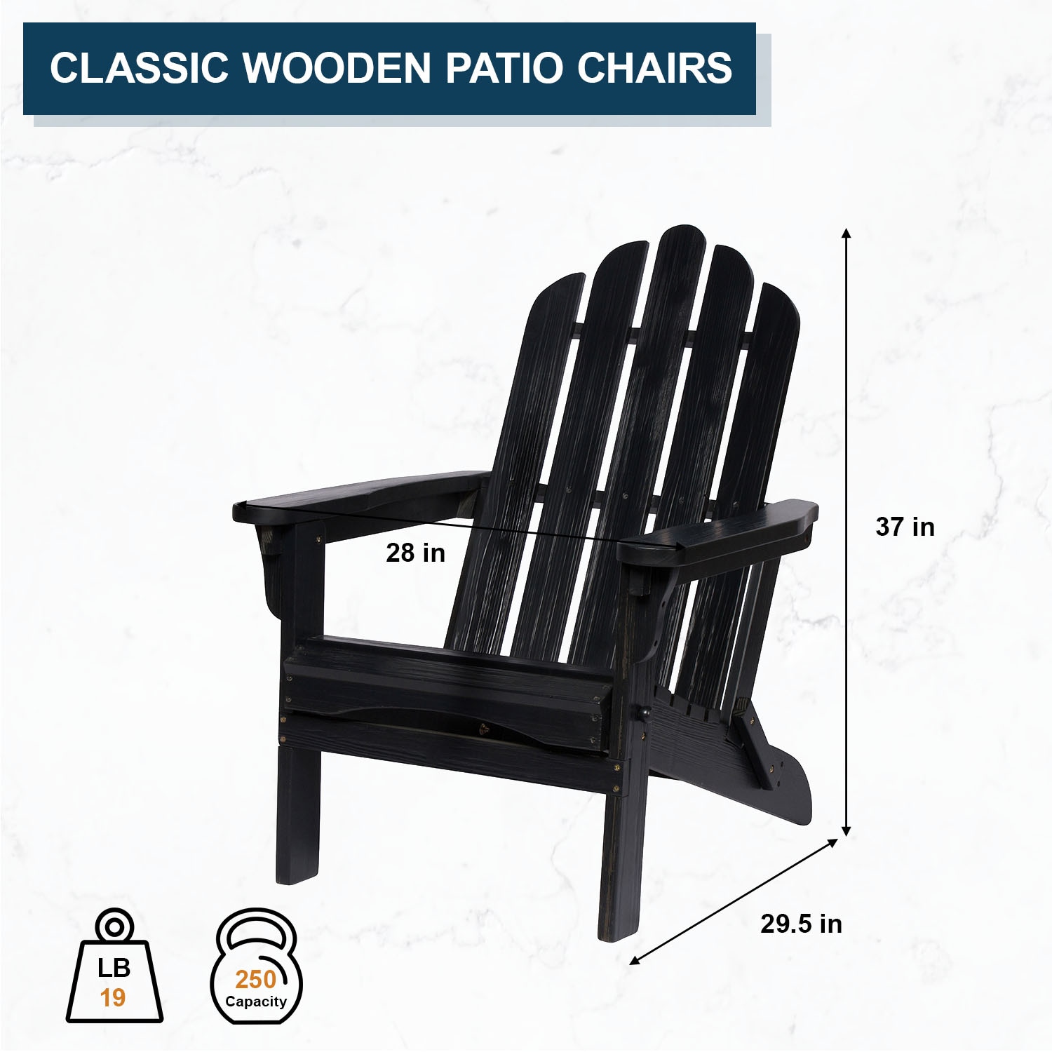 Shine Company 4659BK Patio-Chairs - View #8