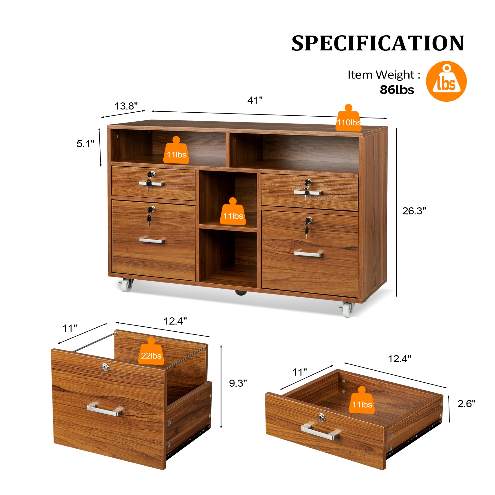 VINGLI LS-G52003658 Filing-Cabinets - View #5