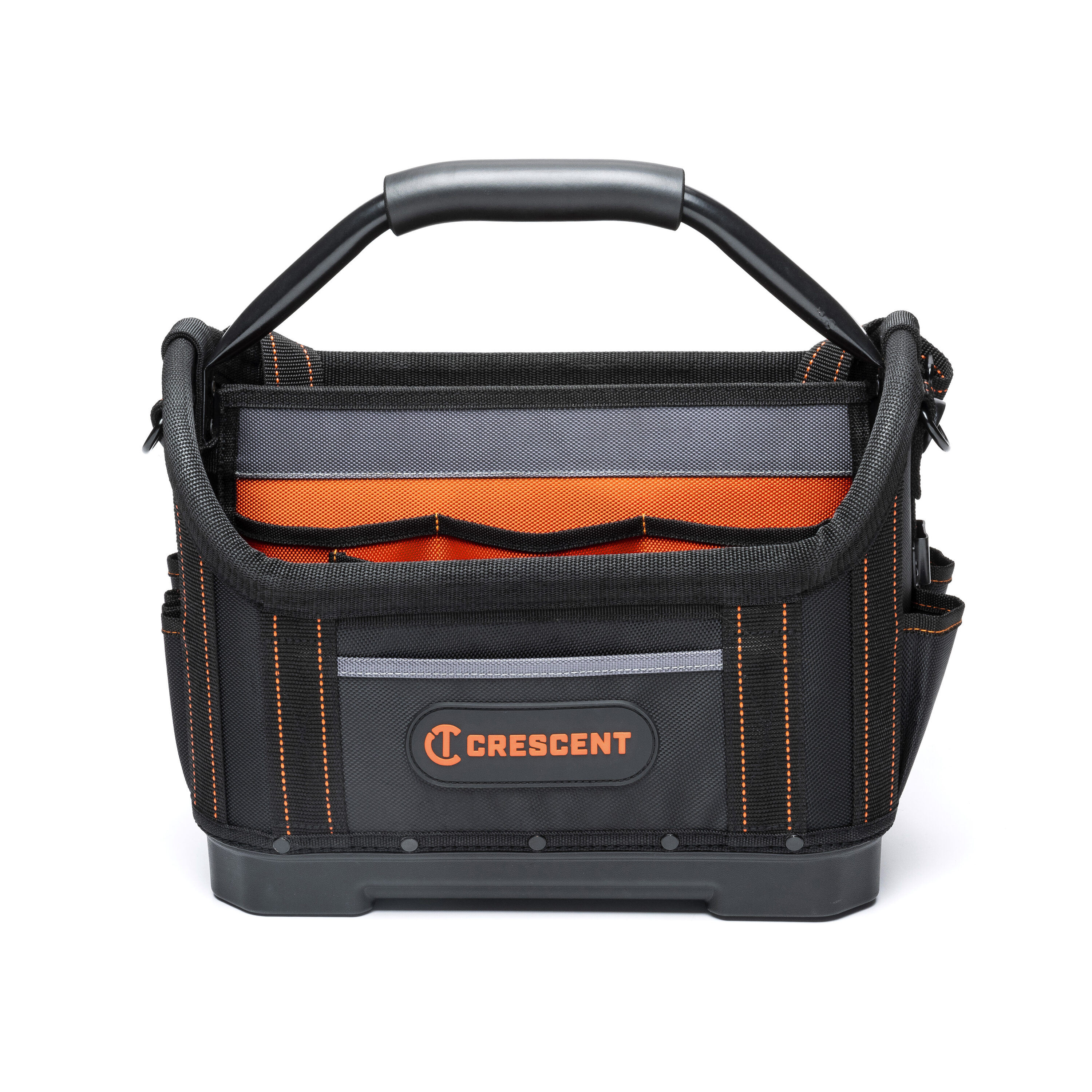 Crescent CTB1410N Rawhide, Black Gray Polyester 14-in W x 14.5-in D x 9.6-in L Tool tote