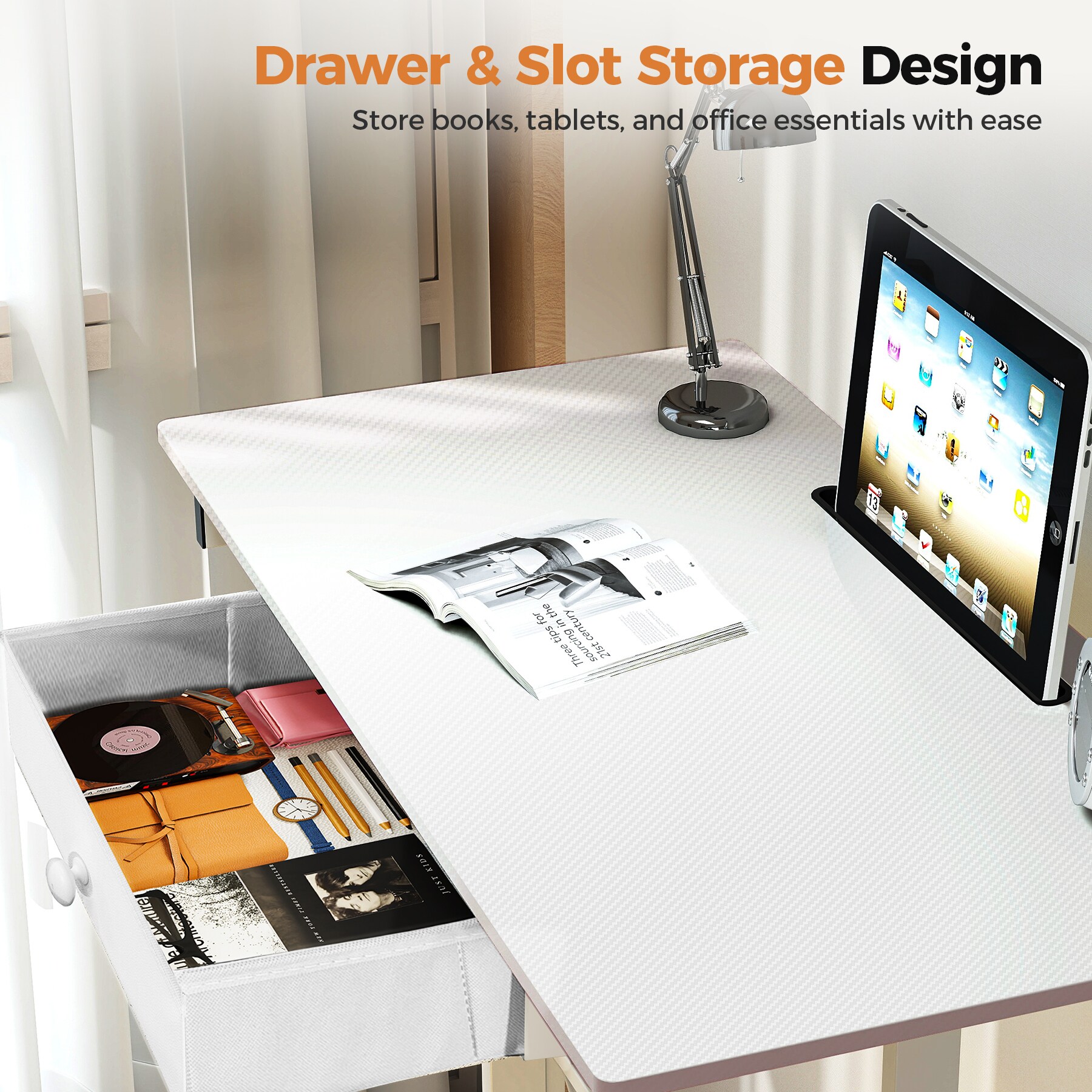 GTPLAYER LOWE-DH004-CF-WHITE desks - View #8