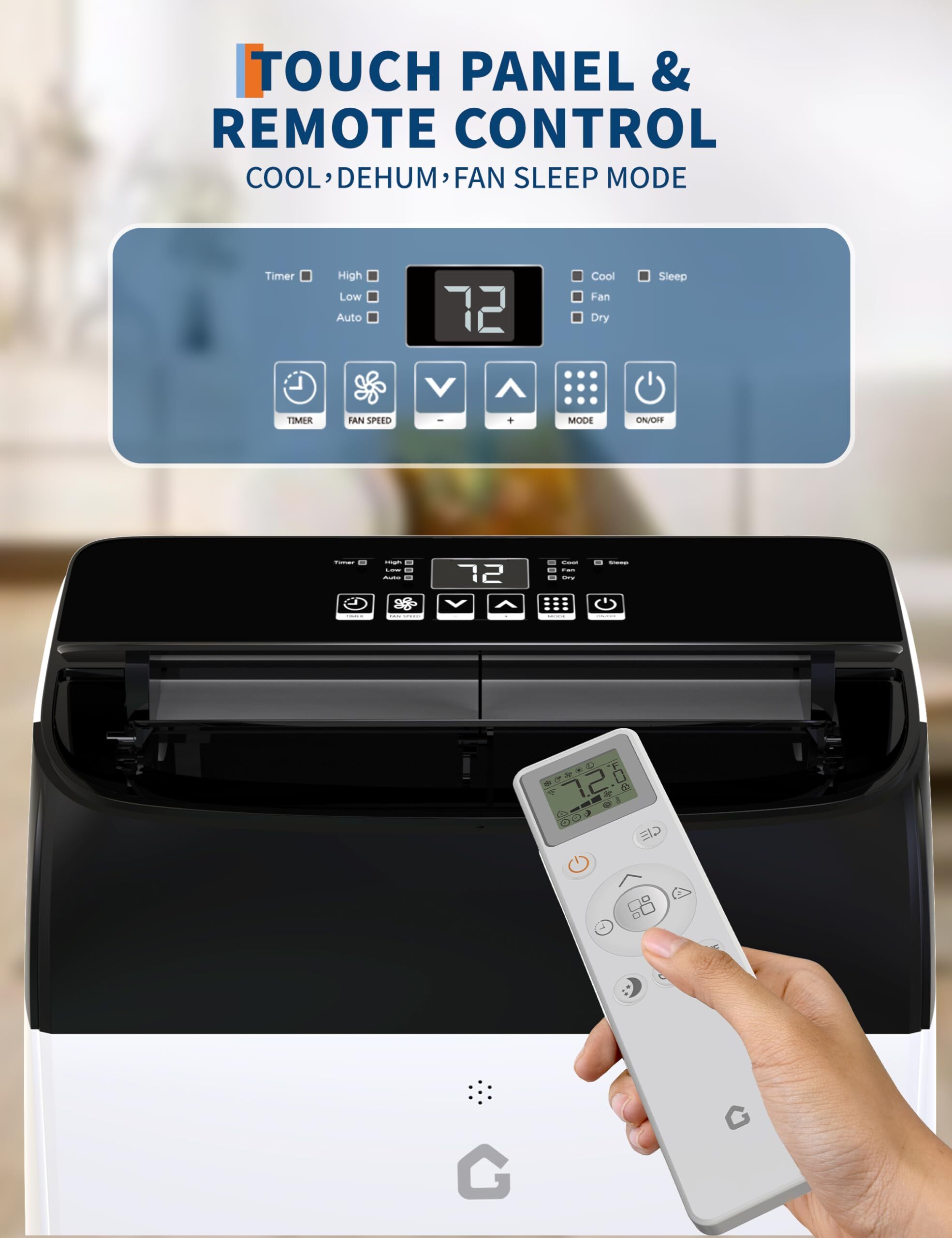 Qeetex LLPKT-PHO0XJ11HNO Portable-Air-Conditioners - View #3