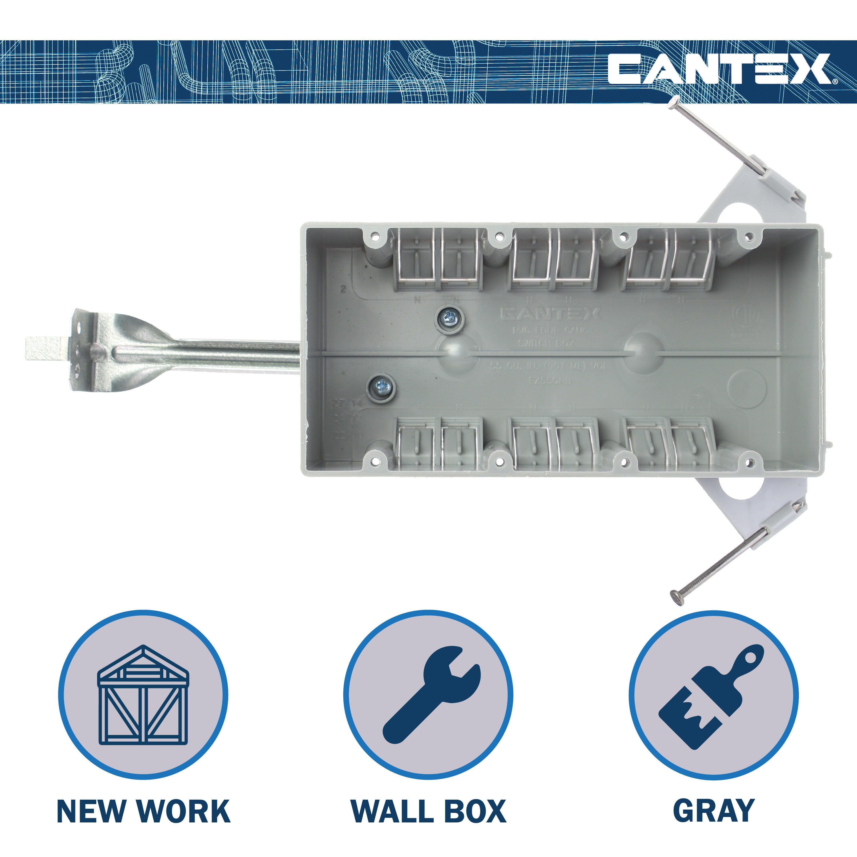 CANTEX LEZ55QNB Electrical-Box - View #15