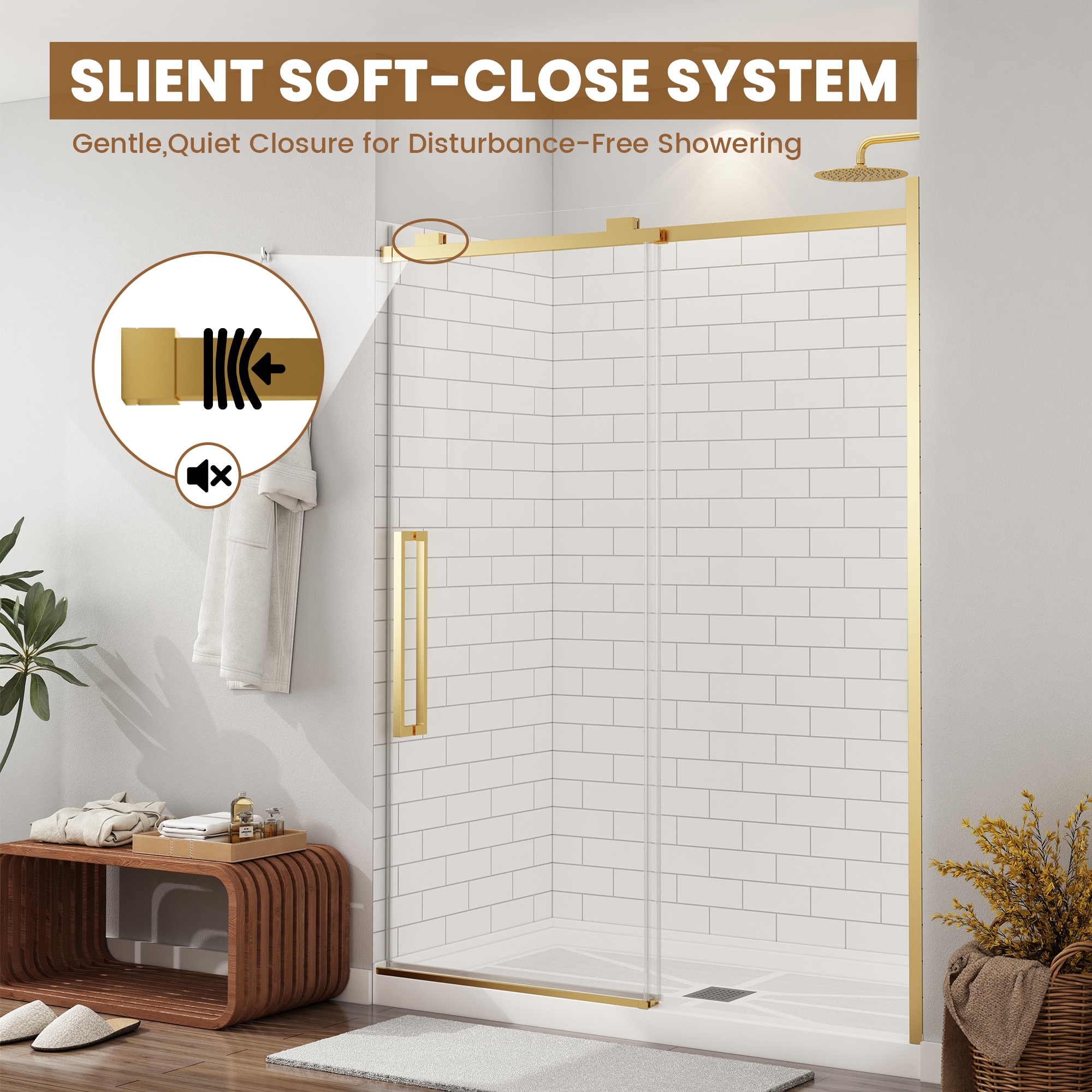 CASAINC CABR1301BG22C15 Alcove-Shower-Kit - View #8