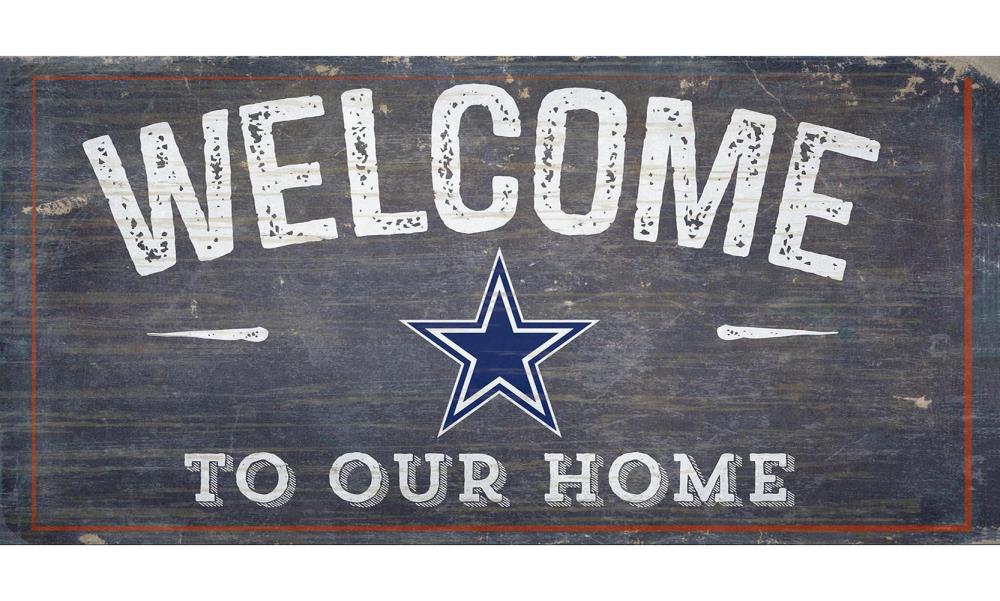 Dallas Cowboys USA Flag Cutout Sign