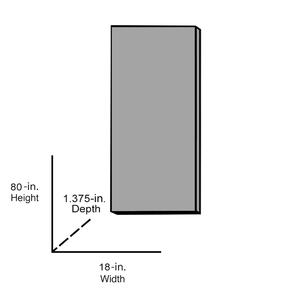 CALHOME DOOR-2PANEL-CB-18BP Barn-Doors - View #4