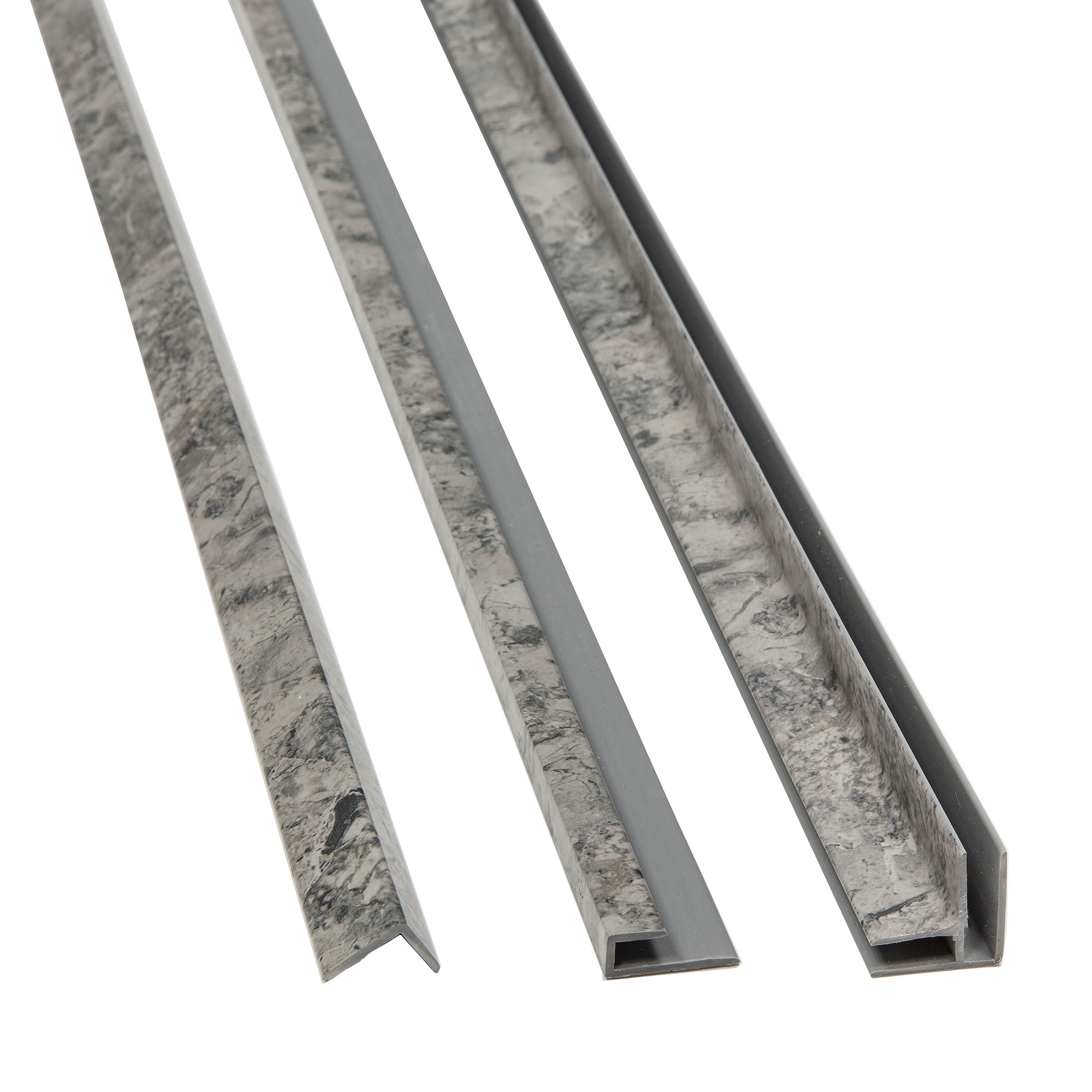 PALISADE 17319 0.9375-in W x 94-in L Spanish Marble PVC Edge trim kit Tile Edge Trim