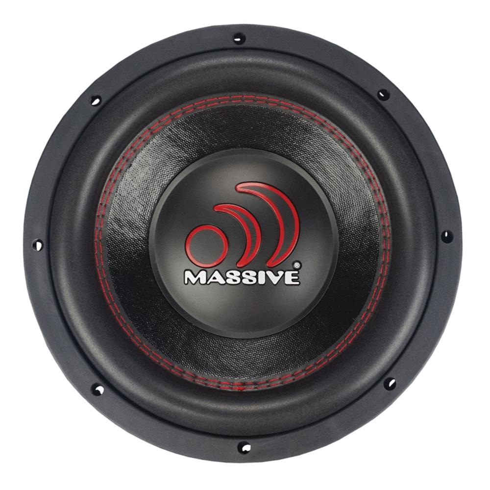 Massive Audio GTX Series 10-Inch 700-Watt-RMS Dual 2-Ohm Subwoofer in ...