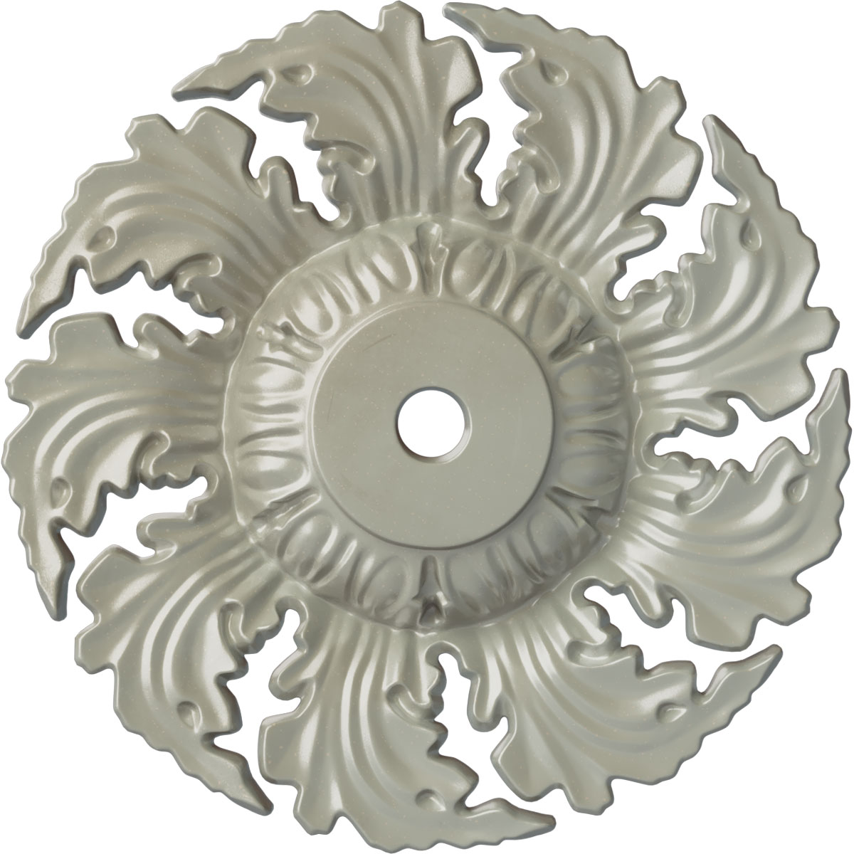 Ekena Millwork CM14NEFCS Needham 14.625-in W x 14.625-in L Painted Flash Copper Polyurethane Whole Ceiling Medallion