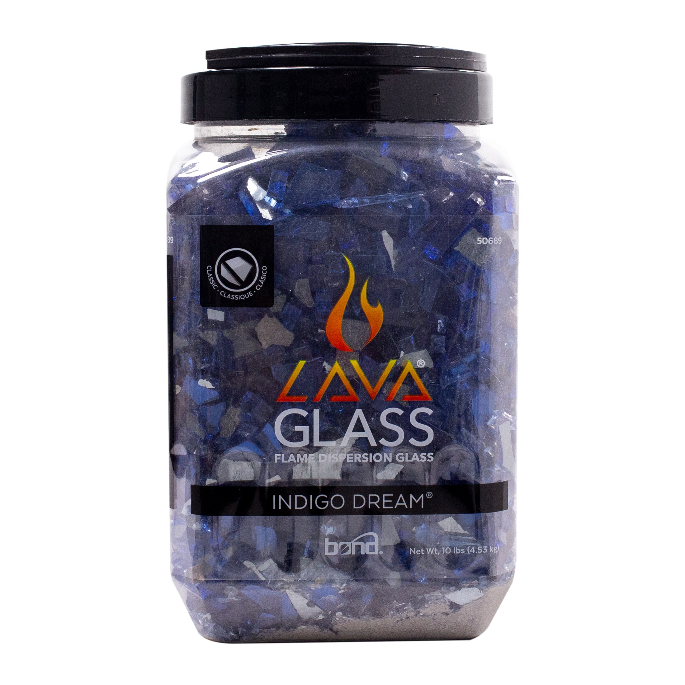 LAVAGLASS- Classic Indigo Dream 10 lb Jar in Blue | - Bond 50689-1