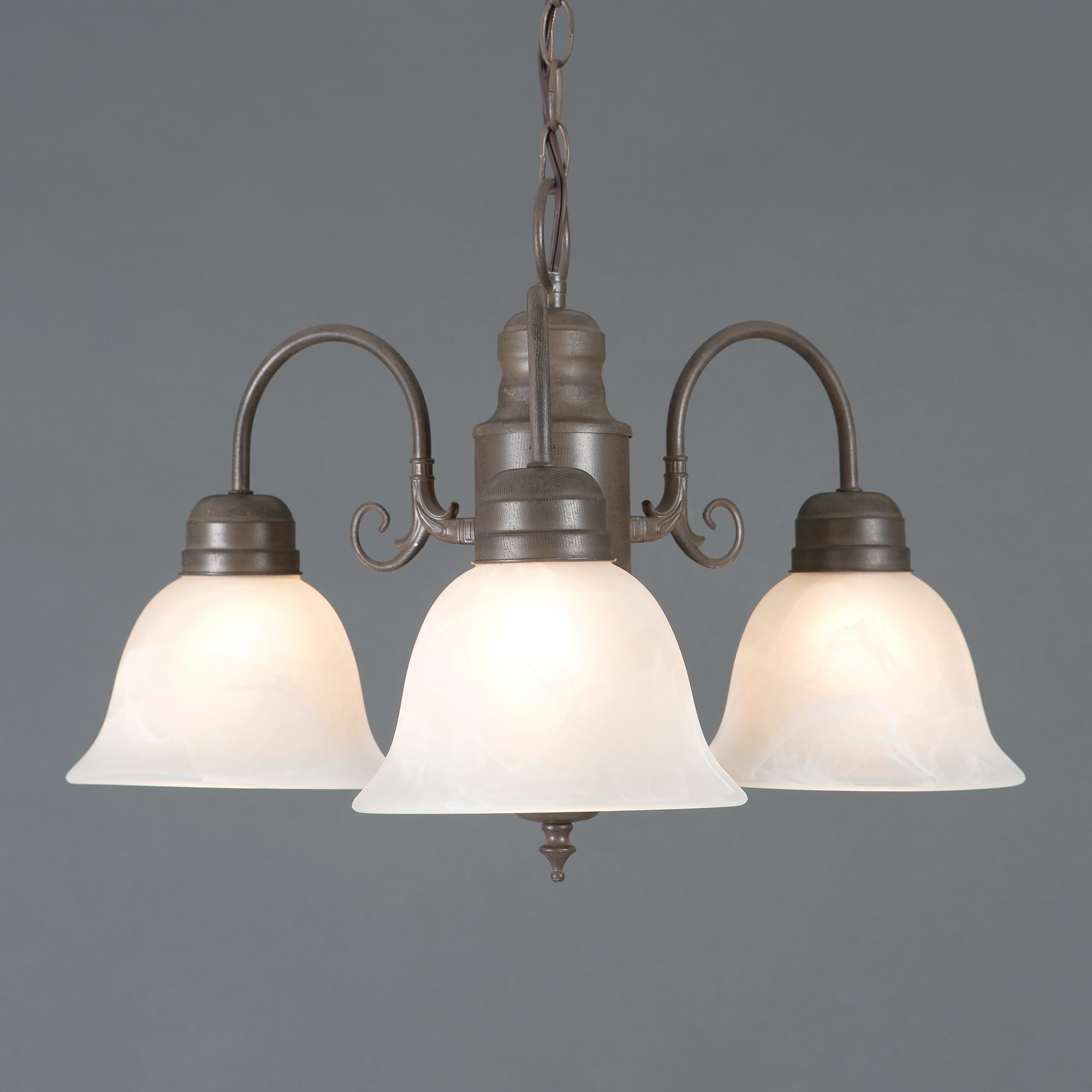 Yosemite Home Decor 1433-3DB Manzanita 3 -Light Brown Modern/contemporary For Use in Bedrooms, Dining Rooms, Foyers, Kitchens, Living Rooms Chandelier