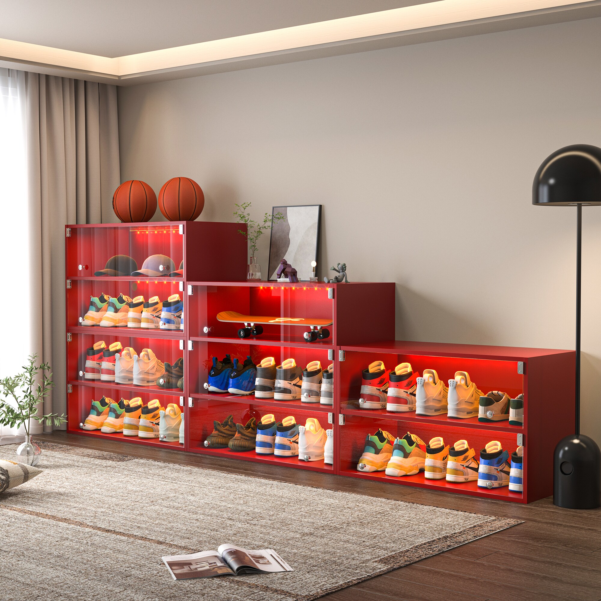 SINOFURN SYC080009RD Shoe-Racks - View #6