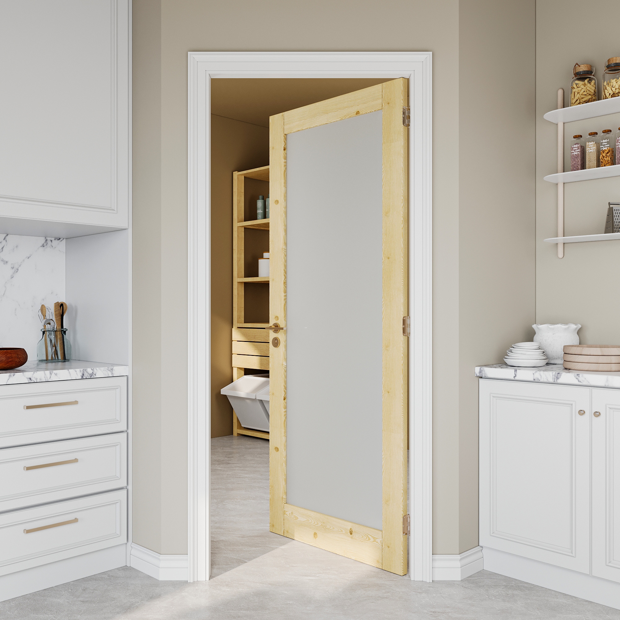 JUJUBON IN-SLABFM-SMYG-32 Slab-Doors - View #3