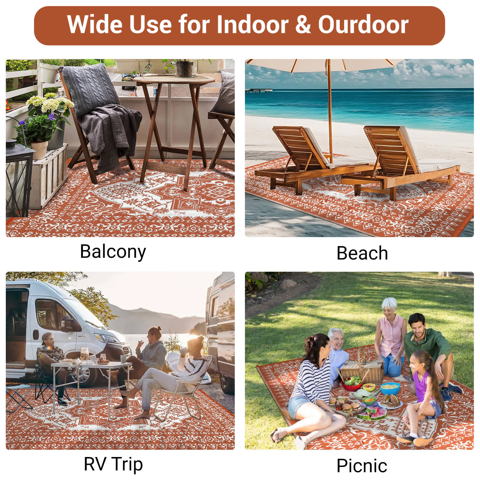 WhizMax SUNNY-PHO-152FEUE3 rugs - View #5