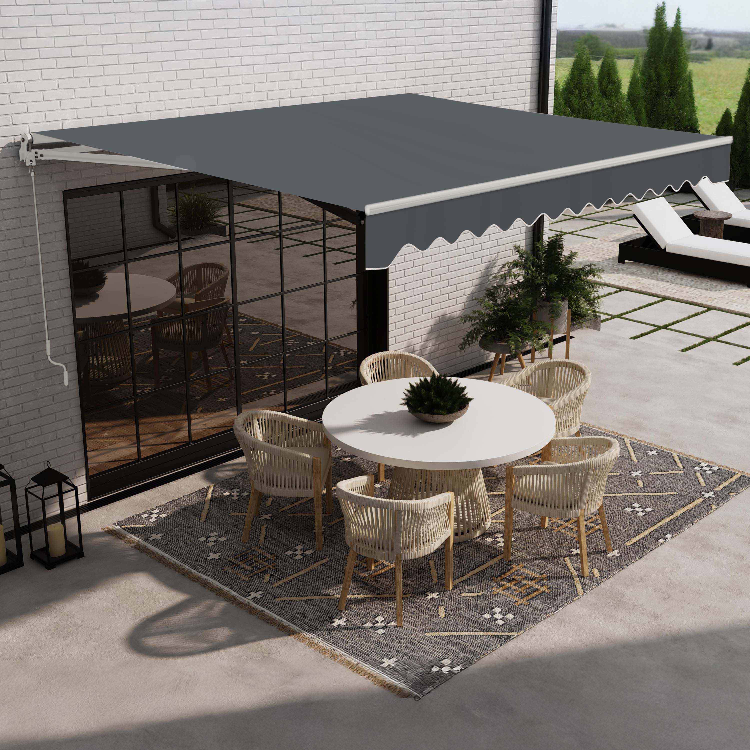 ALEKO AWM10X8GY80-LO awnings - View #5