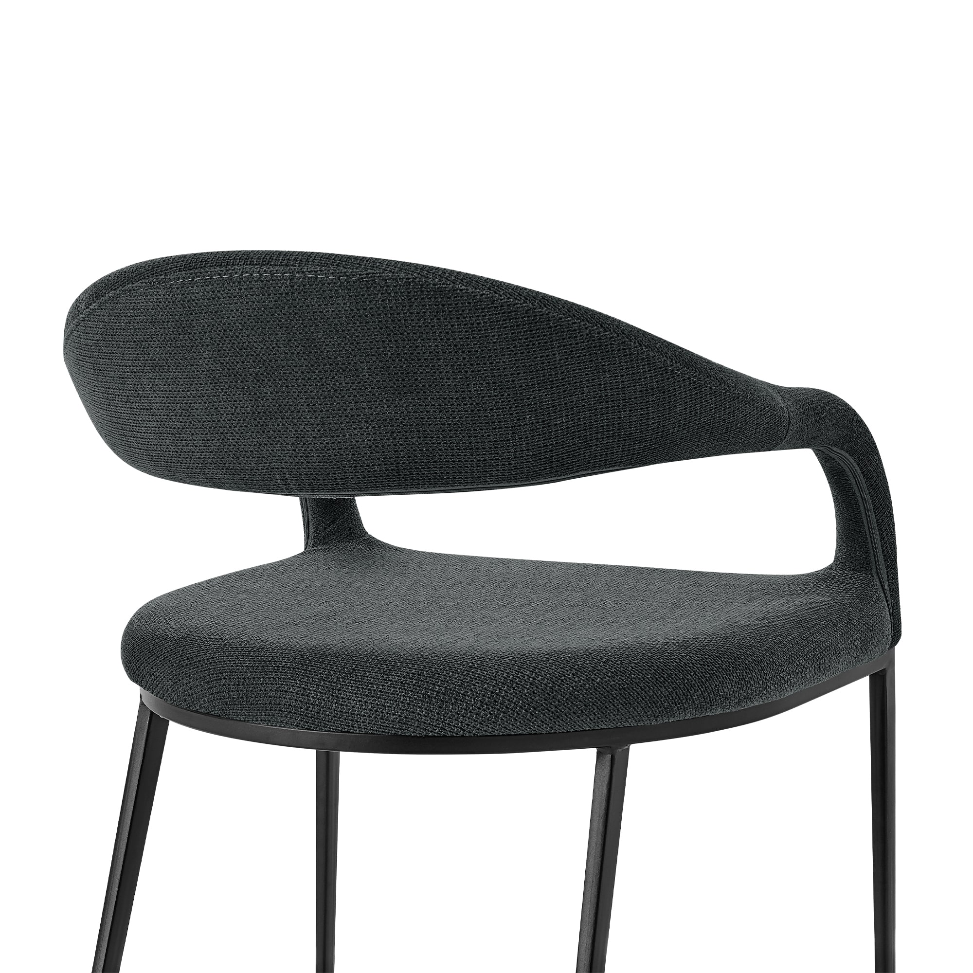 Armen Living LCMOSIBLKCH Dining-Chairs - View #6