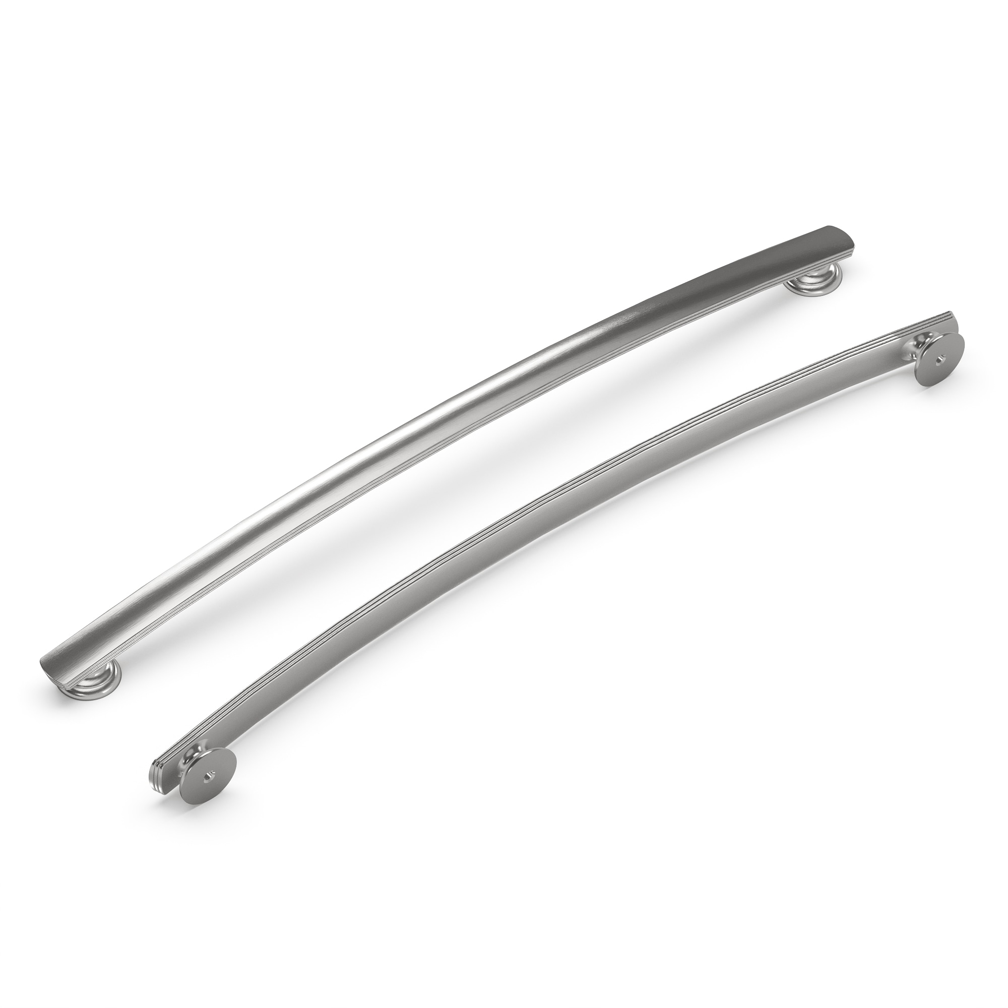 Hickory Hardware P2159-SN-5B American Diner 12-in , 305mm Center to Center Satin Nickel Arch Handle 5 -Pack