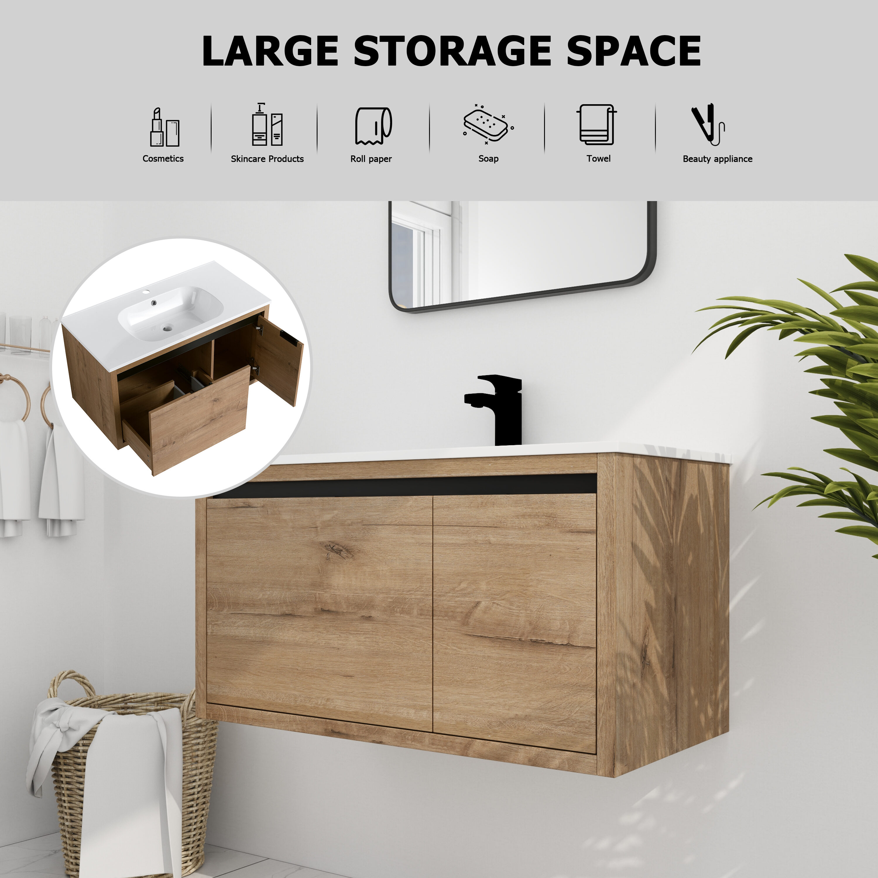 Forclover QNM-0436-IMO Bath-Vanity-Combo - View #8