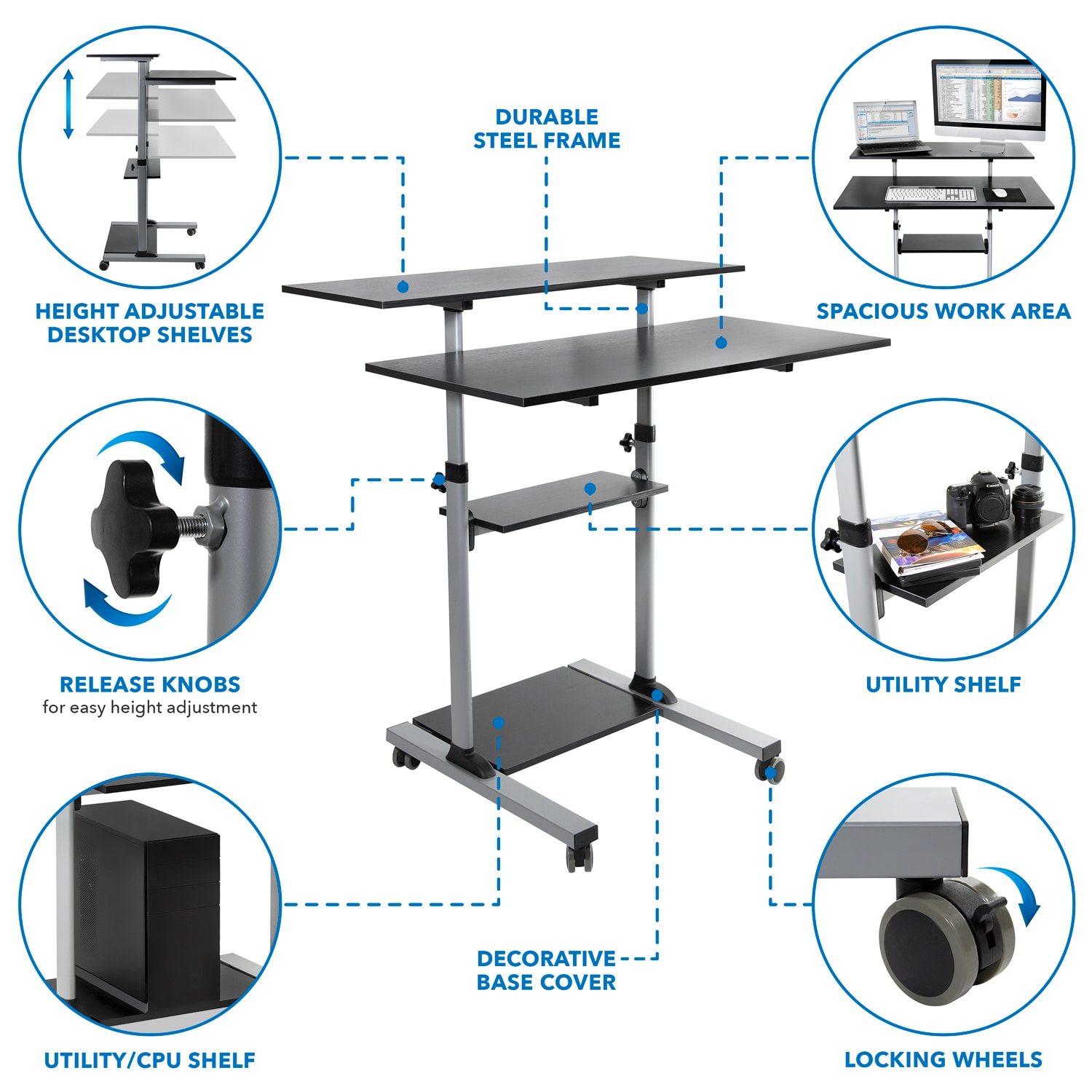 Mount-It! MI-7970 desks - View #5