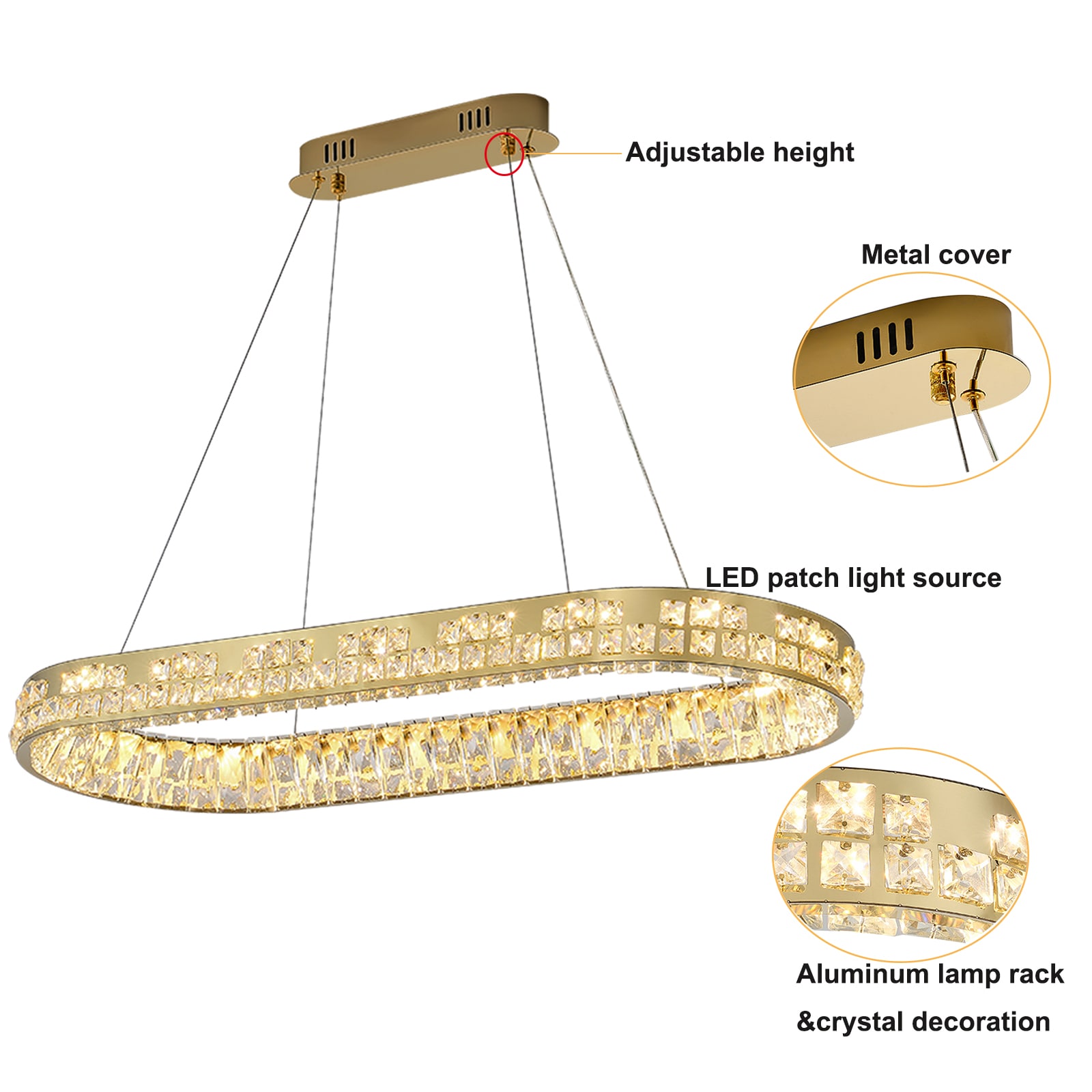 Oukaning HG-HCXLST-3647-US Pendant-Lights - View #6
