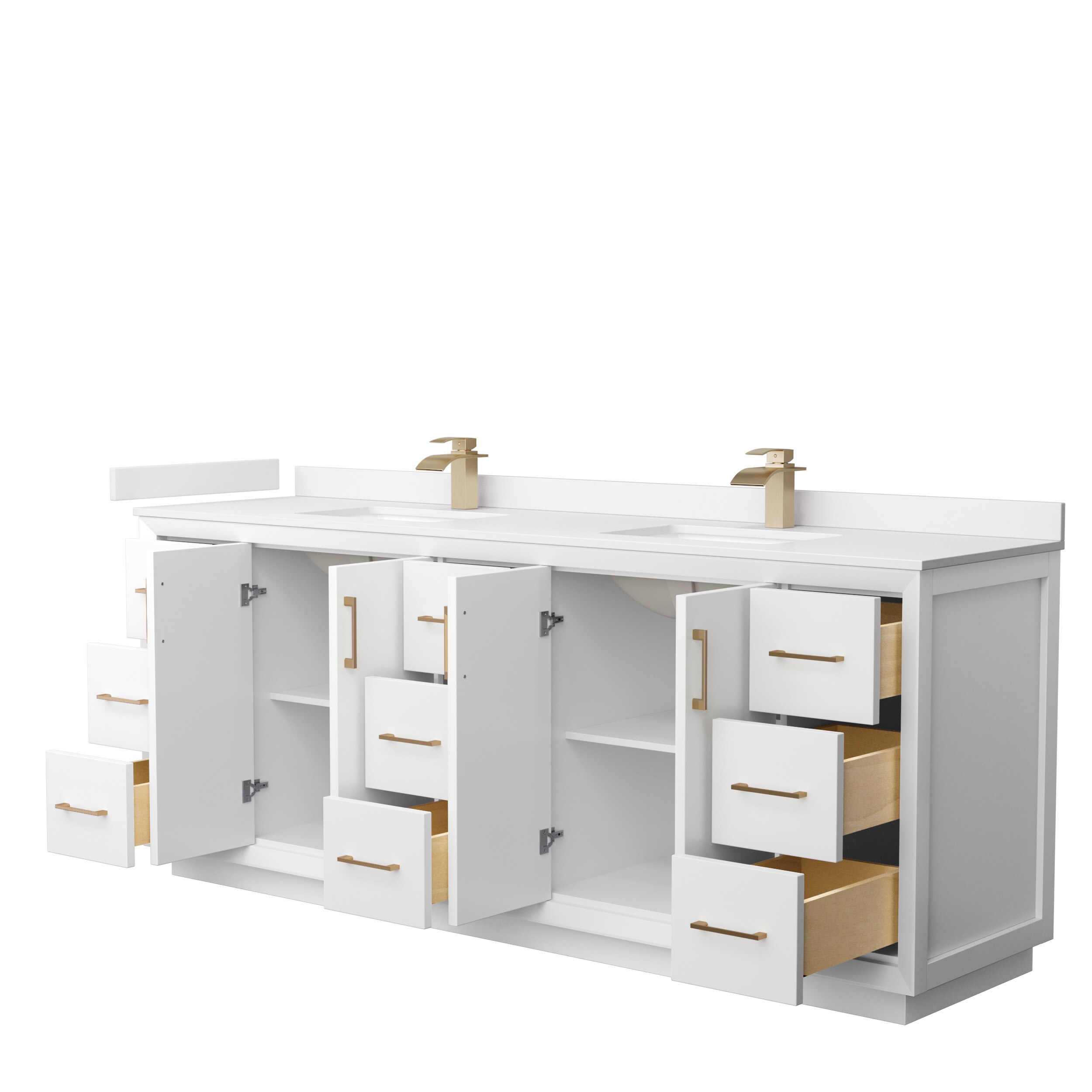 Wyndham Collection WCF414184DWZWCUNSMXX Bath-Vanity-Combo - View #2