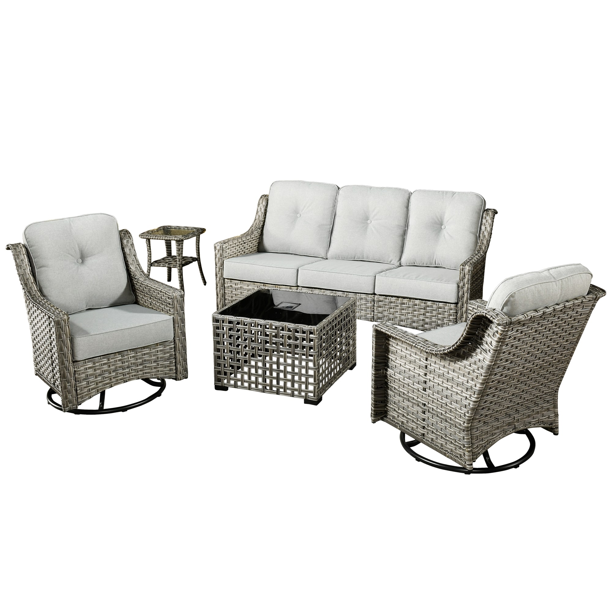 Ovios PD405Y Patio-Conversation-Sets - View #7