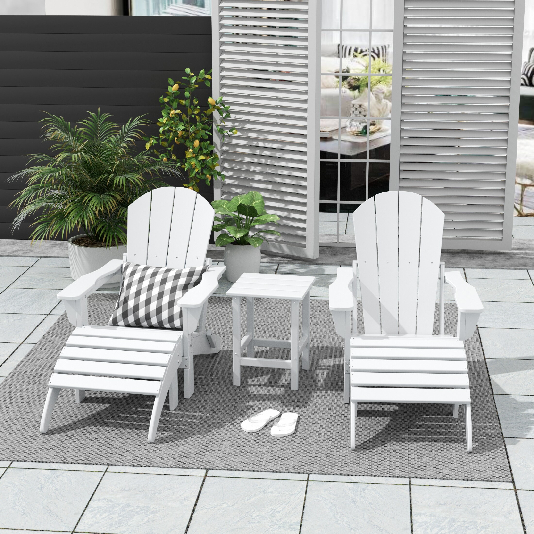 Westin Furniture 2001AOC-WH2 Patio-Chairs - View #2