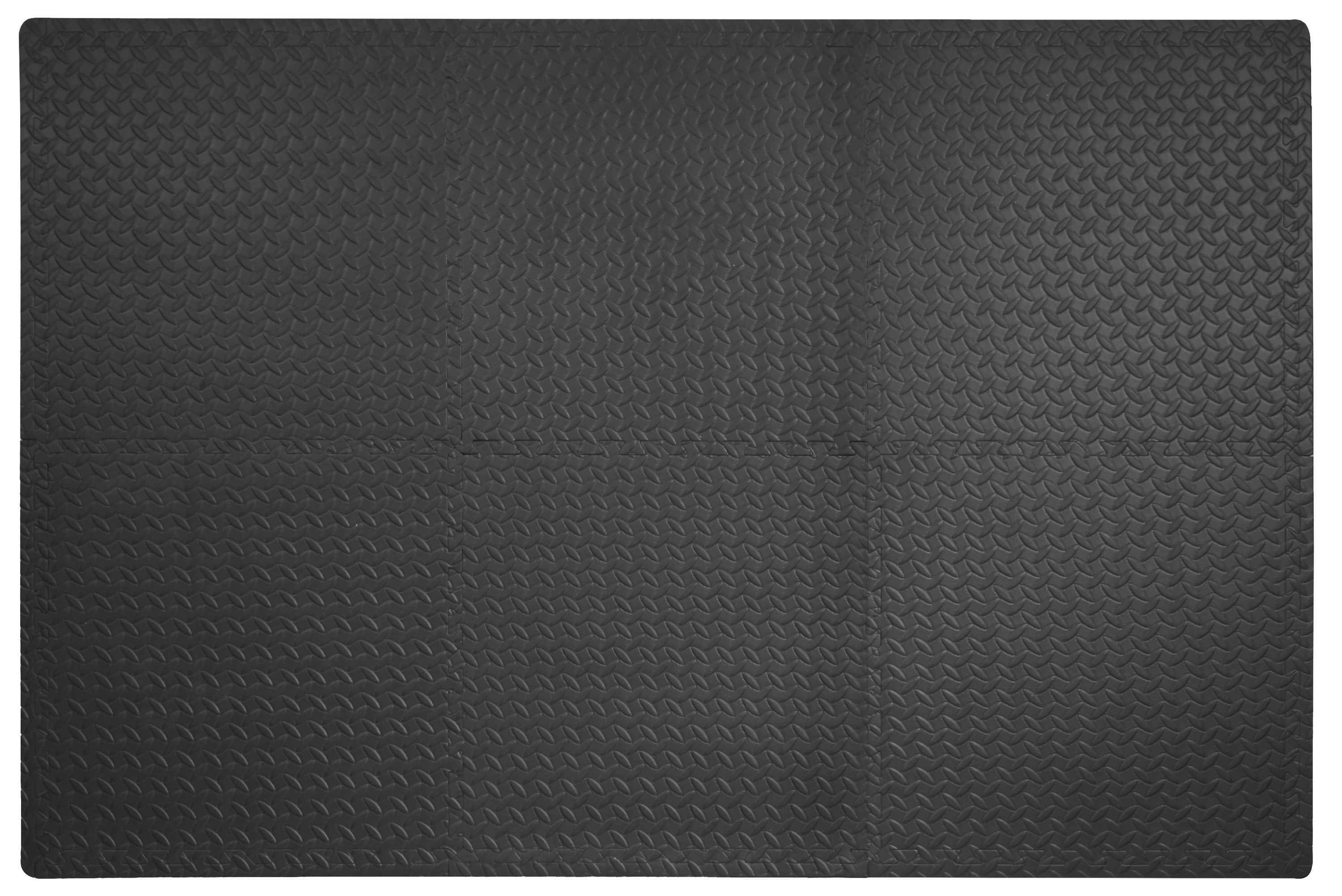 24-in W x 24-in L x 0.47-in T Interlocking Foam Gym Floor Tile (24-sq ft) (6 -Pack) in the Gym Flooring department at