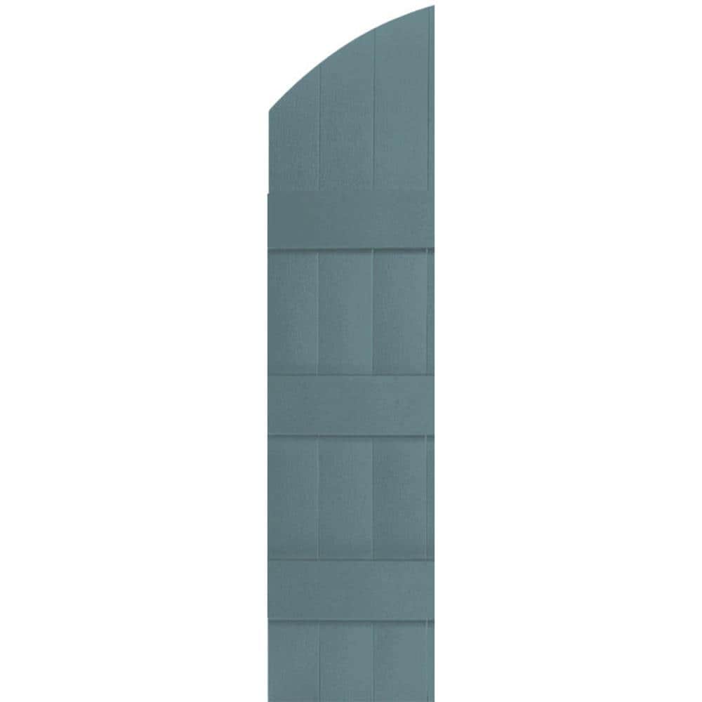 Ekena Millwork LJ6S14X05700WB 14-in W x 57-in H Wedgewood Blue Board and batten Exterior Shutters ( 2 -Pack )