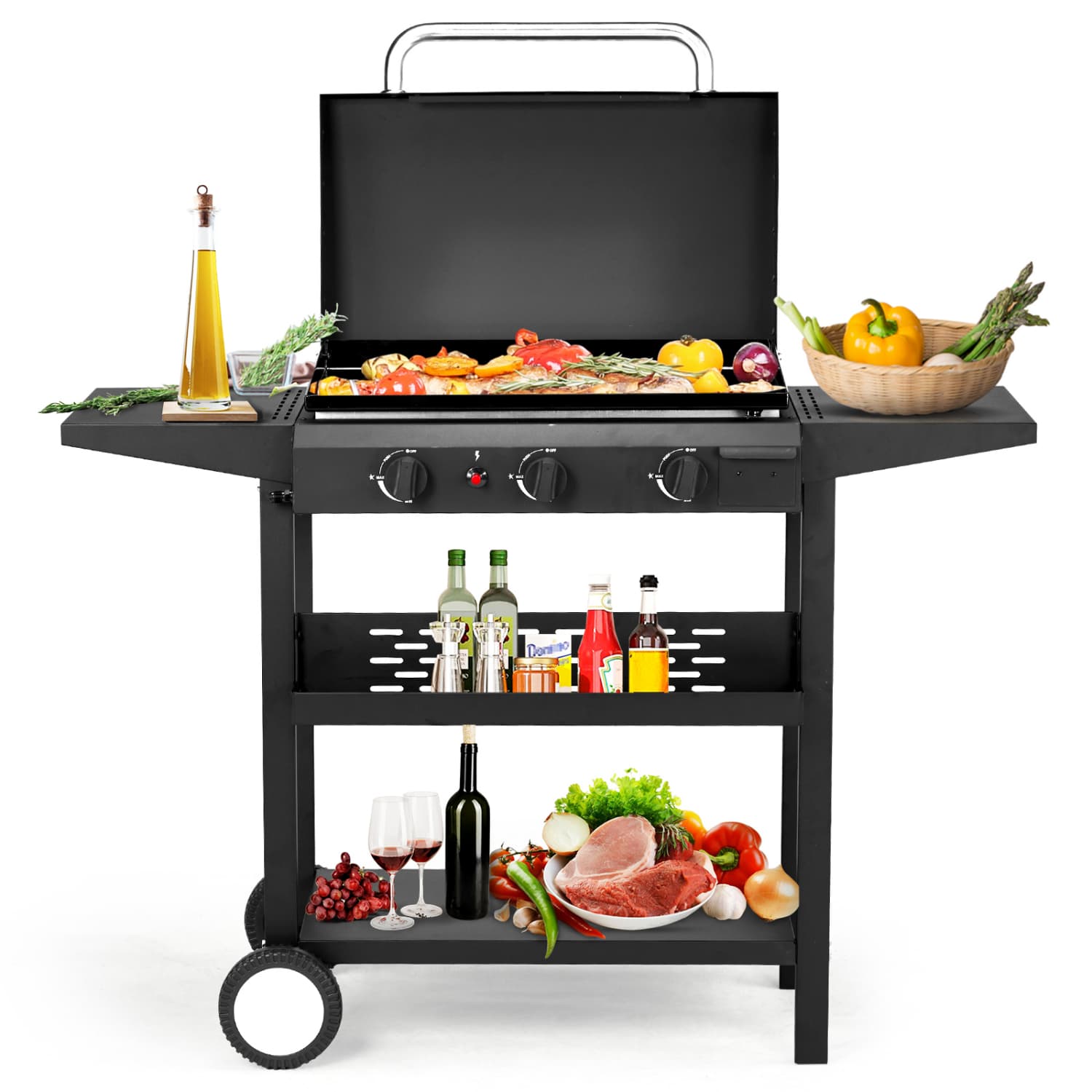 Angel Sar L2ZYYA401FTGG-BK Gas-Grill - View #2