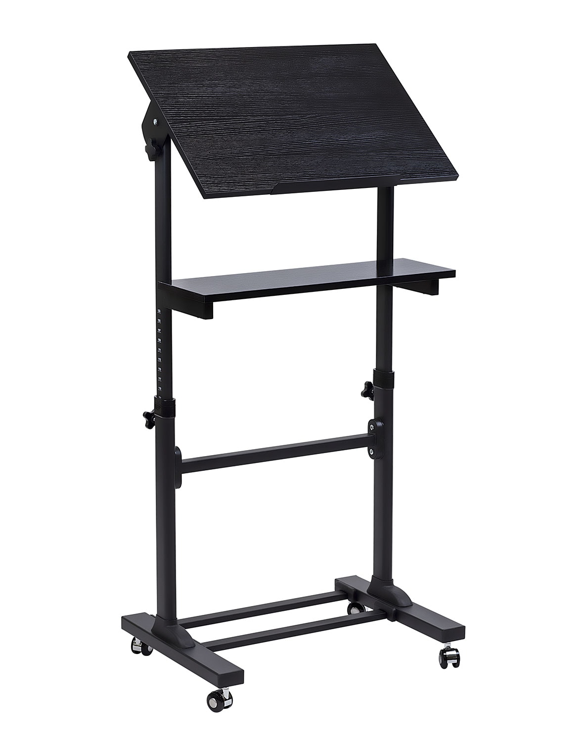 Mount-It! MI-7941 23.6-in Black Modern/Contemporary Computer desk
