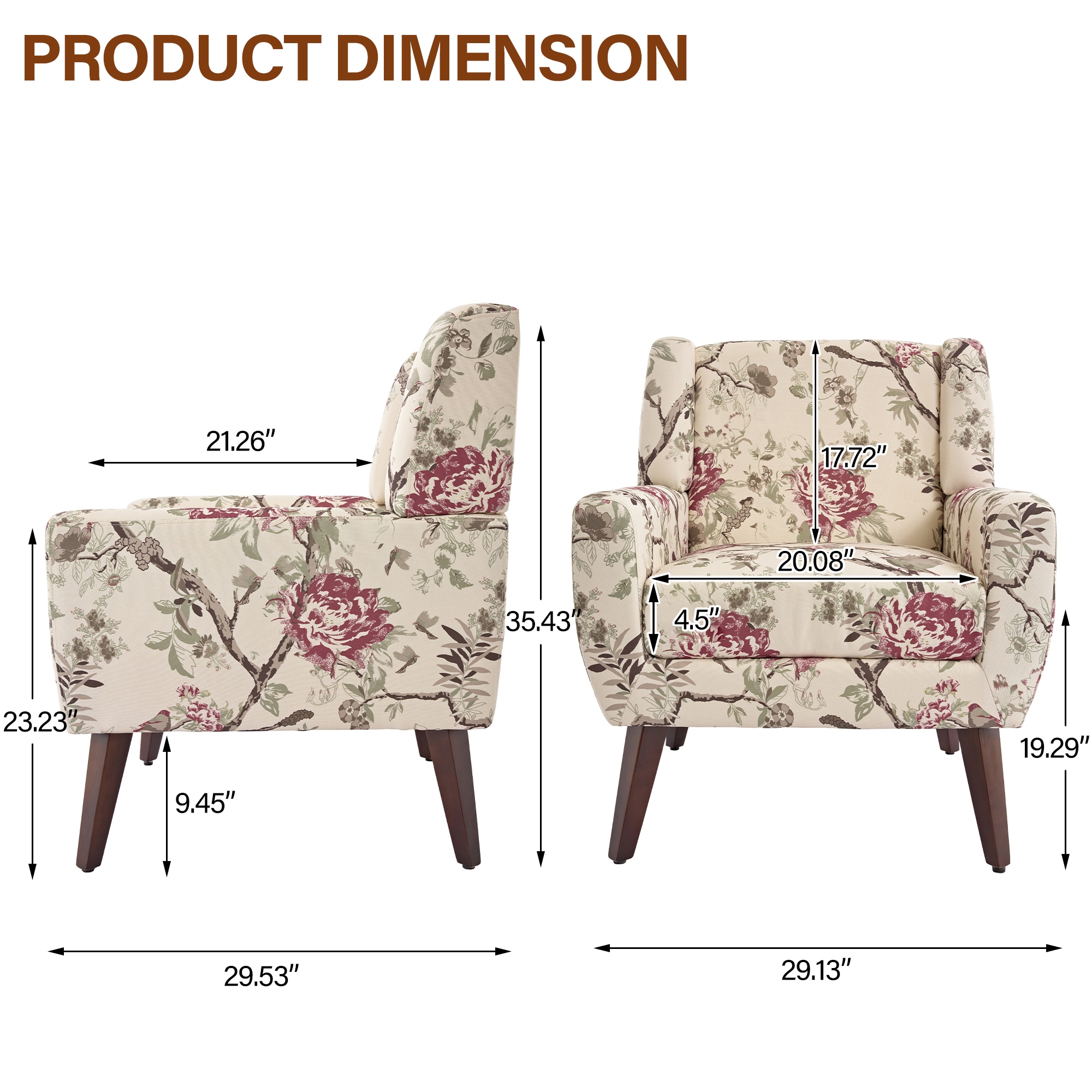 Dreamsidea LS-IDF-SF03-FLOR-2 chairs - View #4