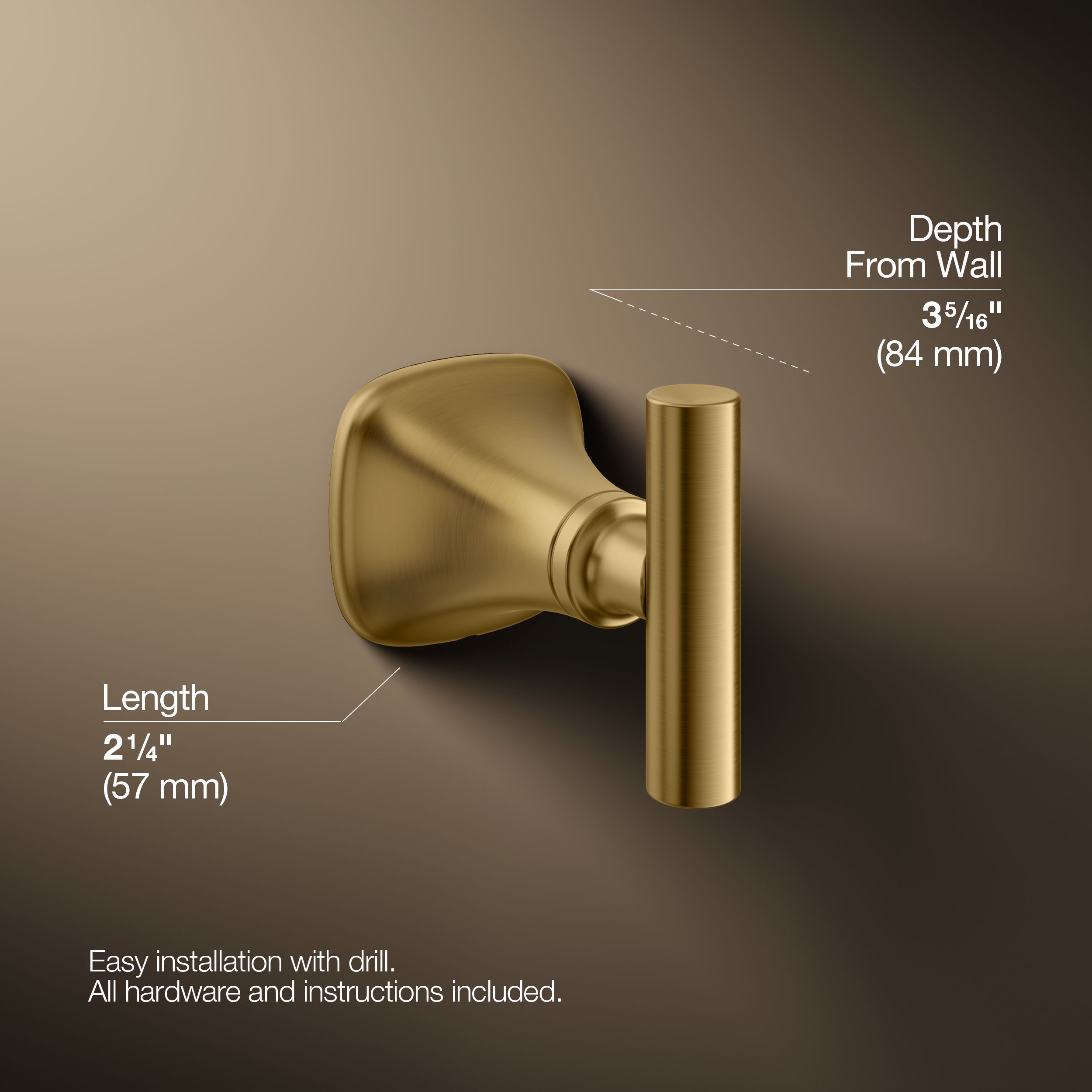 KOHLER REC28012-2MB Robe-Hooks - View #4