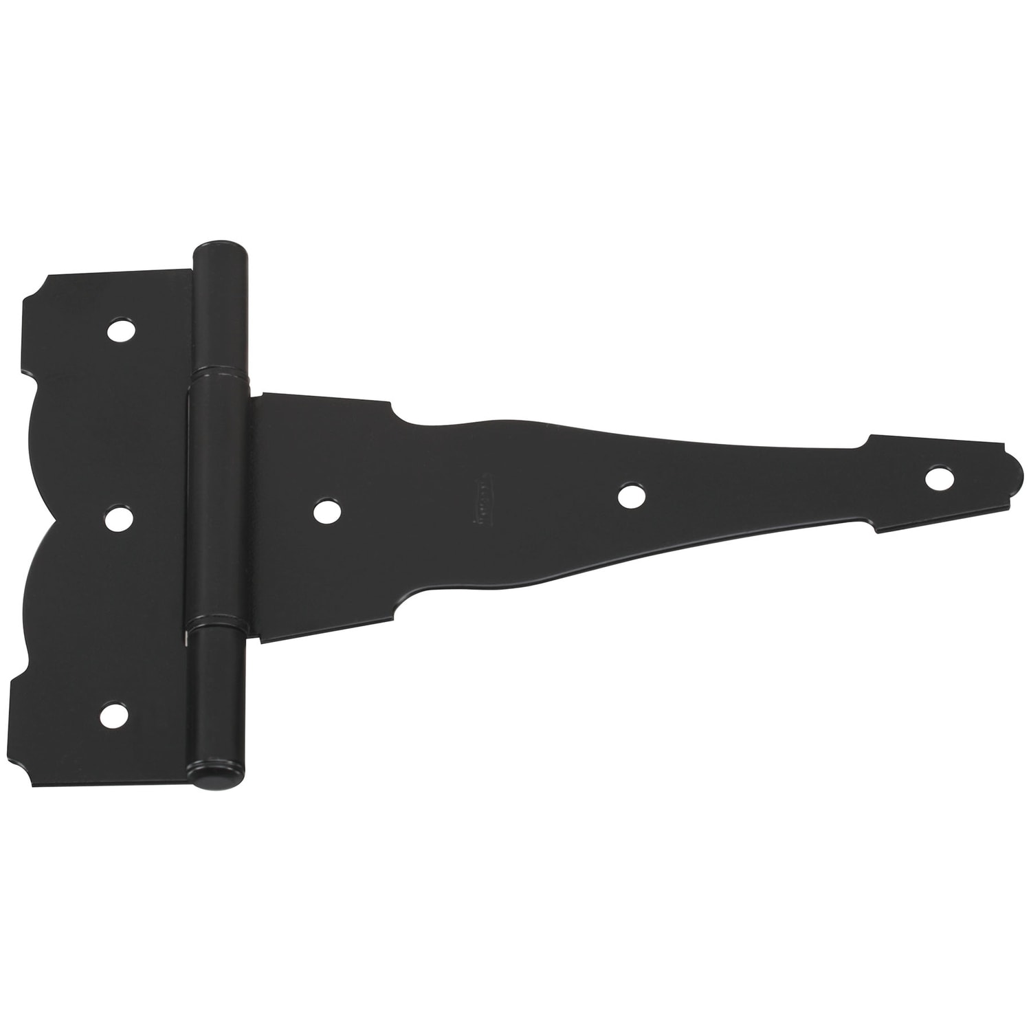 National Hardware -  8 in. L Black Ornamental/Reversible T Hinge 2 pk
