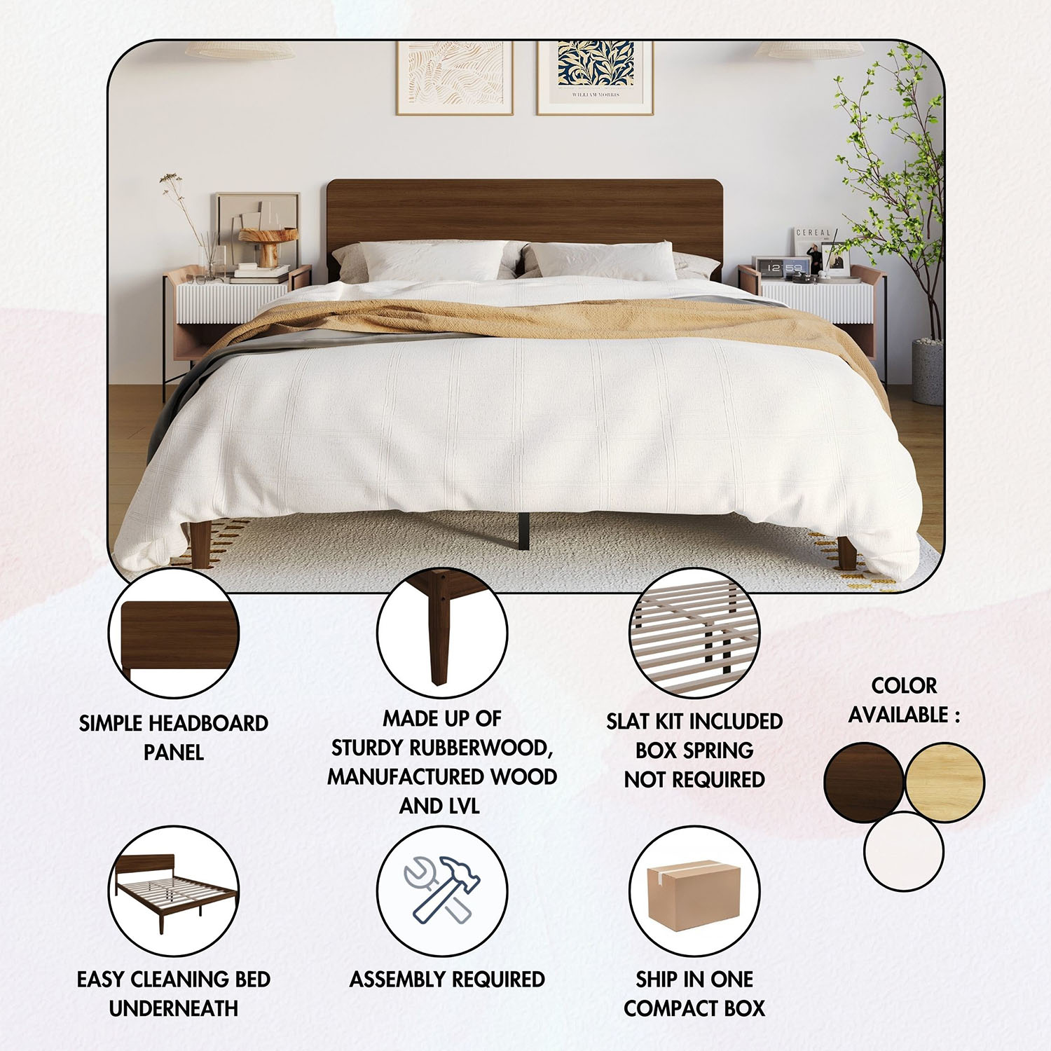 CasePiece C262QPL-NOK-WD beds - View #9