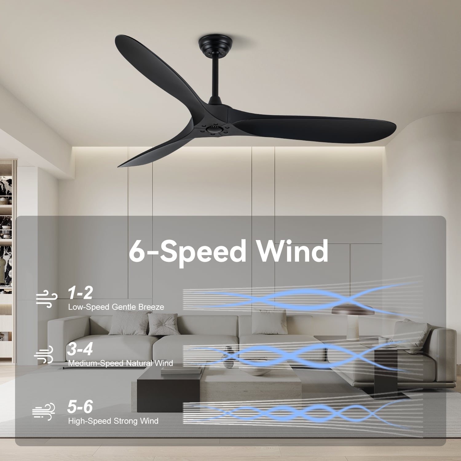 Yardreeze ZSFHXDCF16BK0407 Ceiling-Fans - View #4