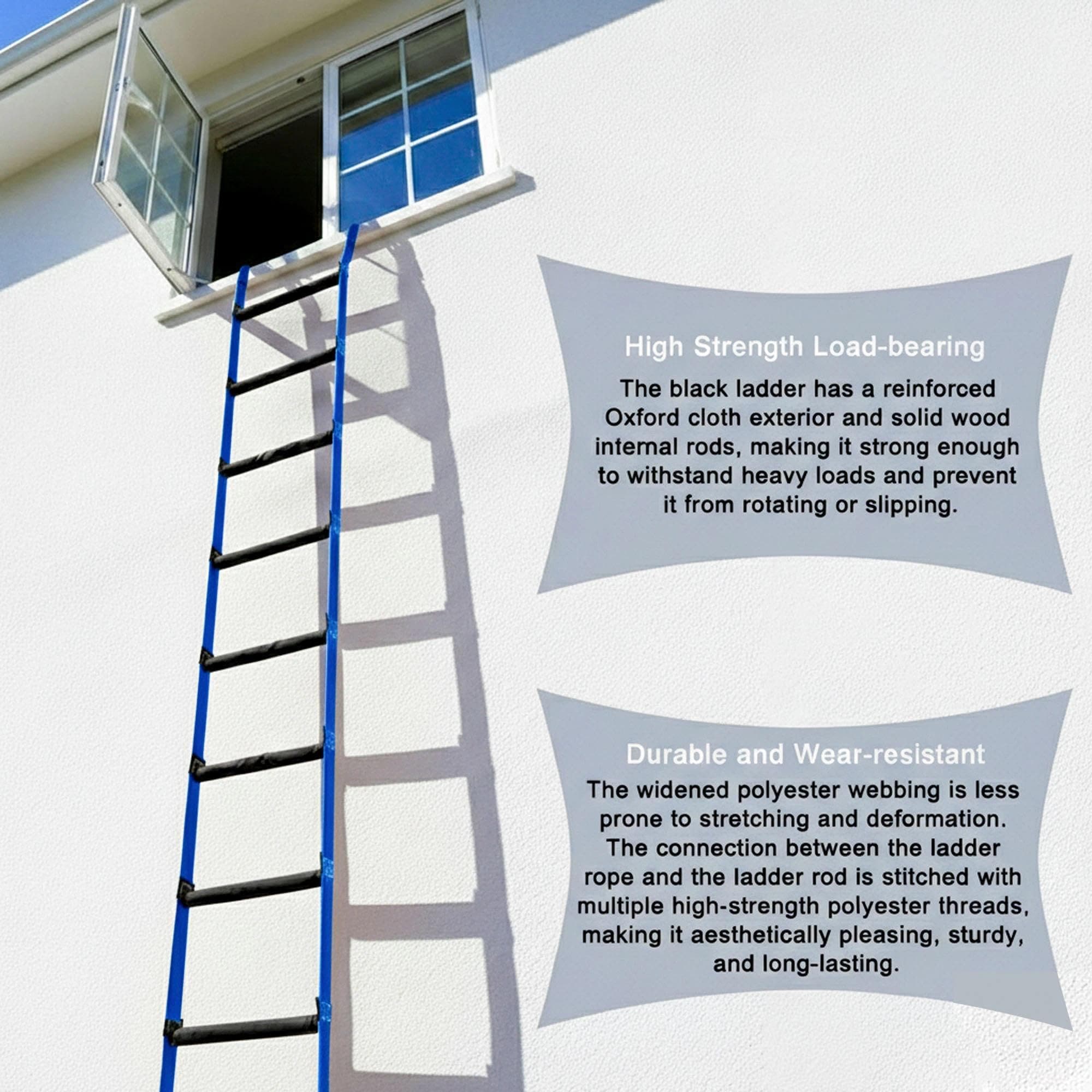 SenQWFa LDC0818C273 Escape-Ladders - View #3