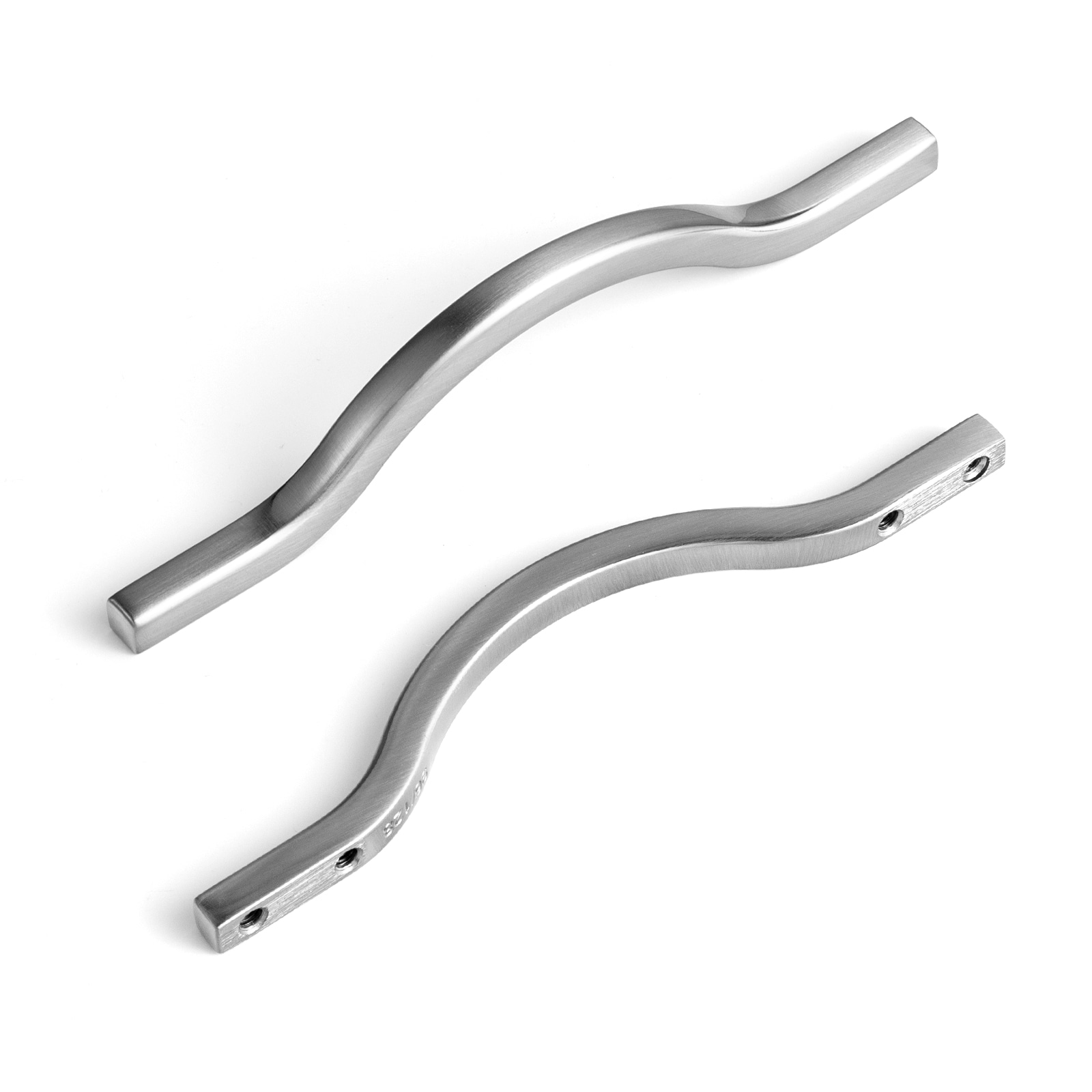 Miaokesen 6175LN-96/128 5-1/16-in , 128mm Center to Center Satin Nickel Arch Handle 6 -Pack