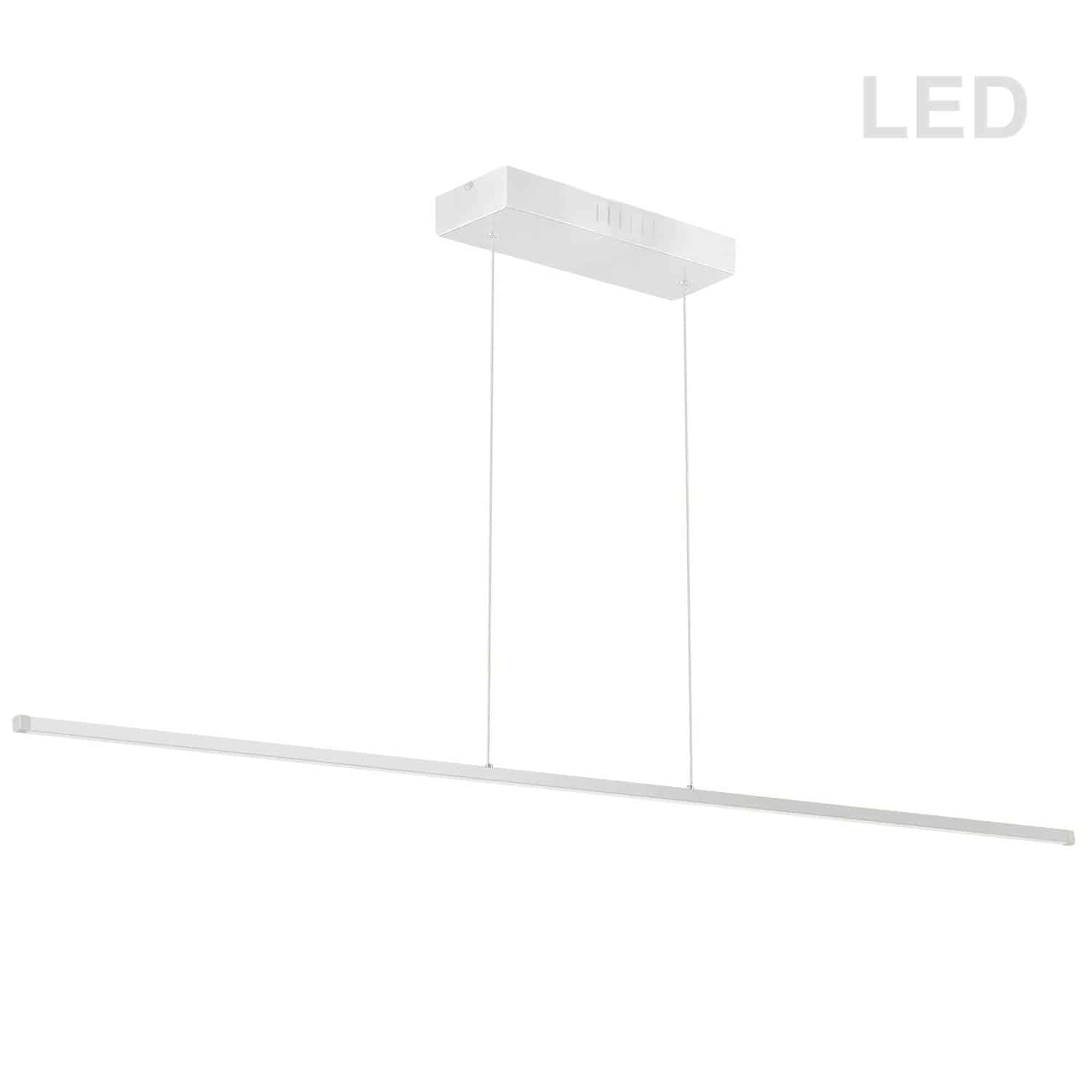 Dainolite ARY-7256LEDHP-MW Array White Modern/Contemporary Linear LED Hanging Pendant Light