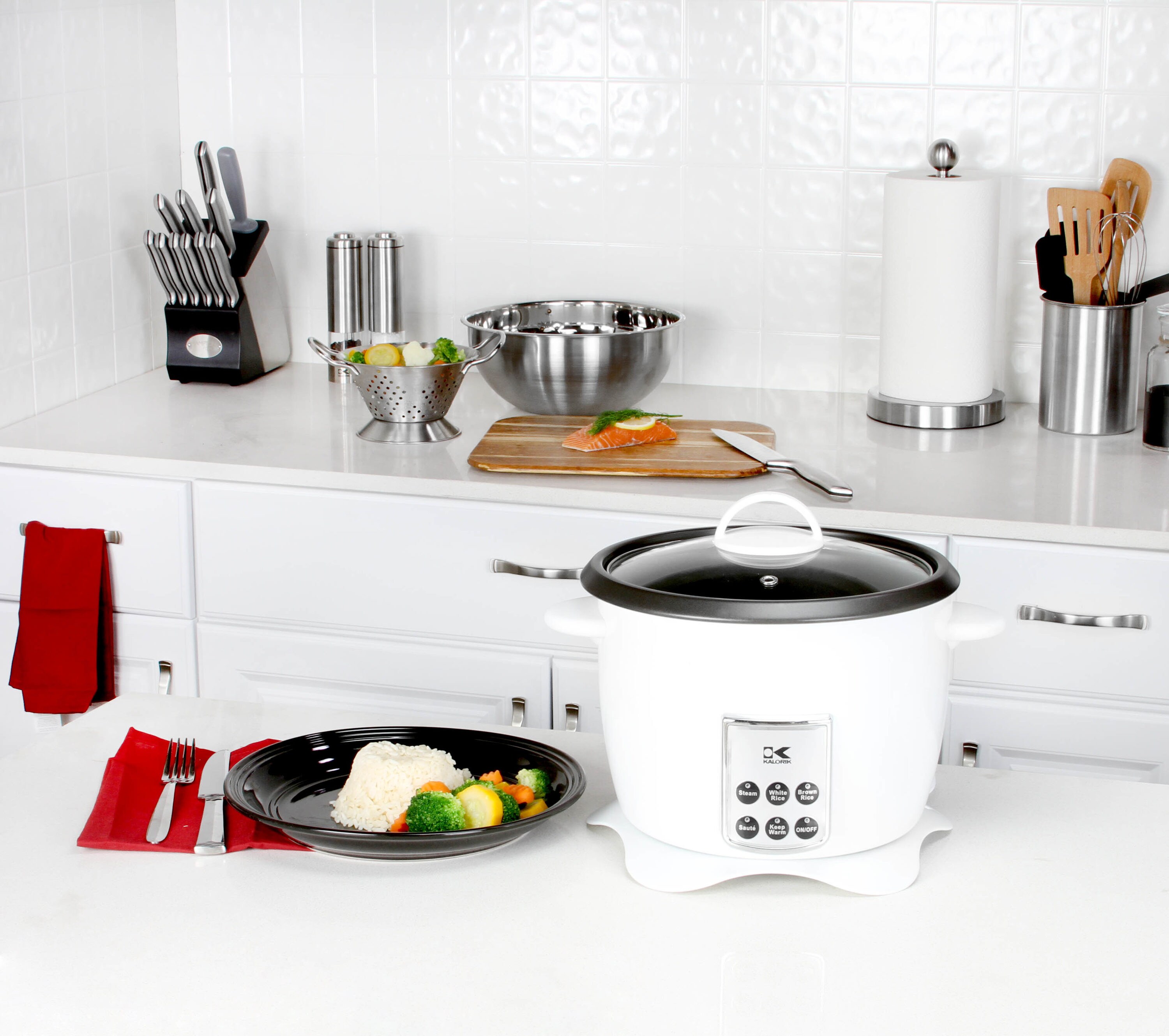 Kalorik 20Cup Programmable Rice Cooker in the Rice Cookers department