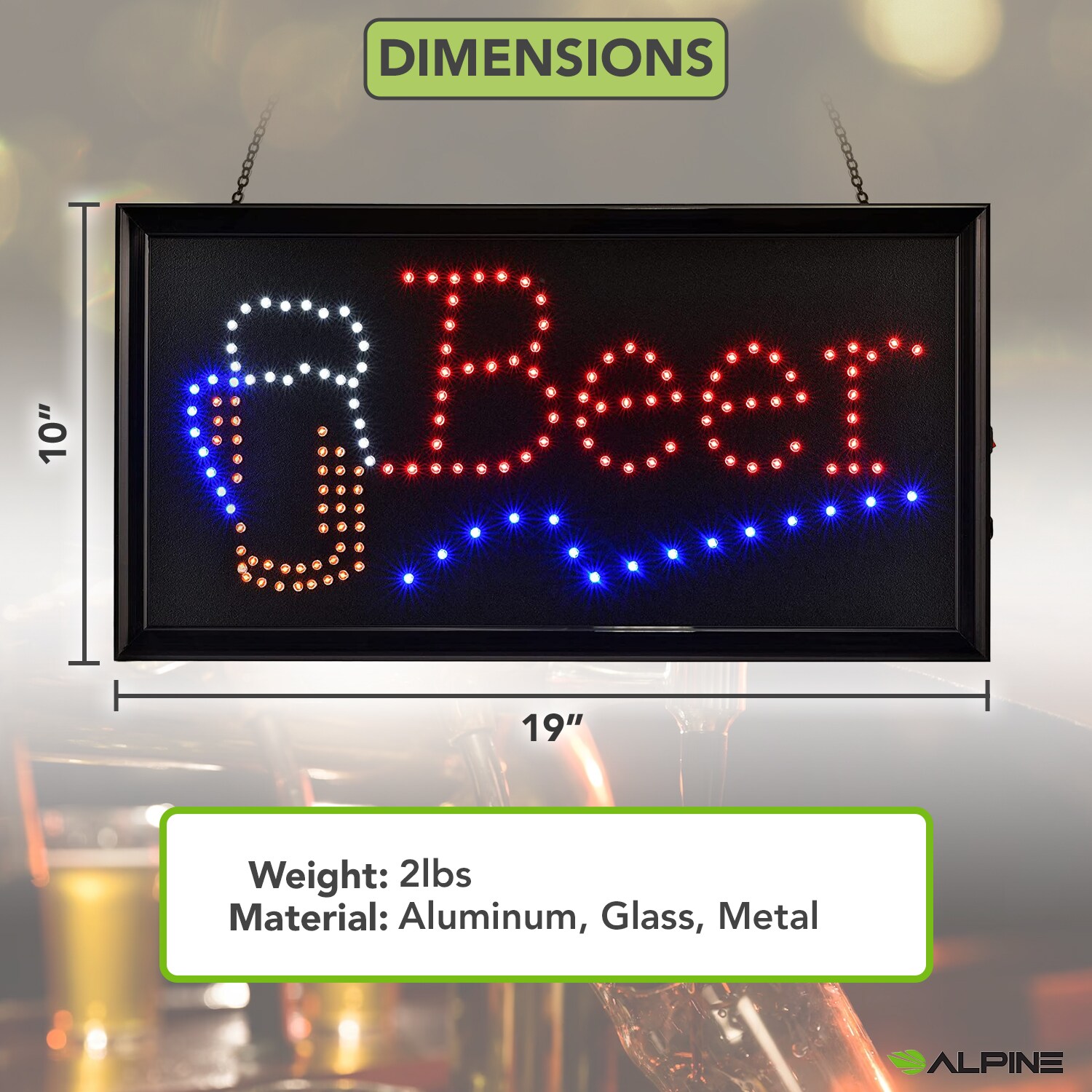 Alpine Industries 497-14-2PK Neon-Signs - View #11