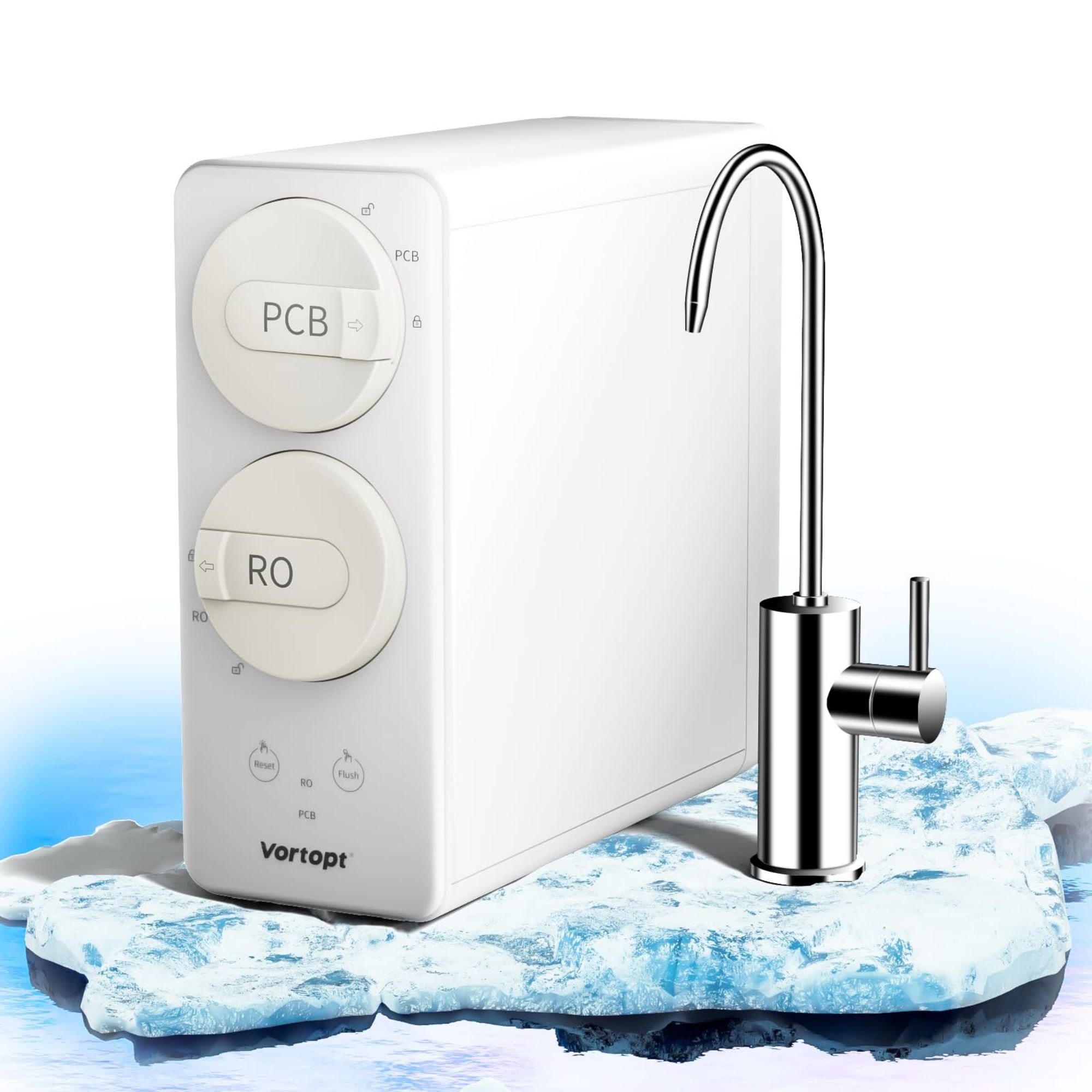 LTMATE LSJAZAROD00095 7-stage Multi-method Reverse Osmosis Filtration System