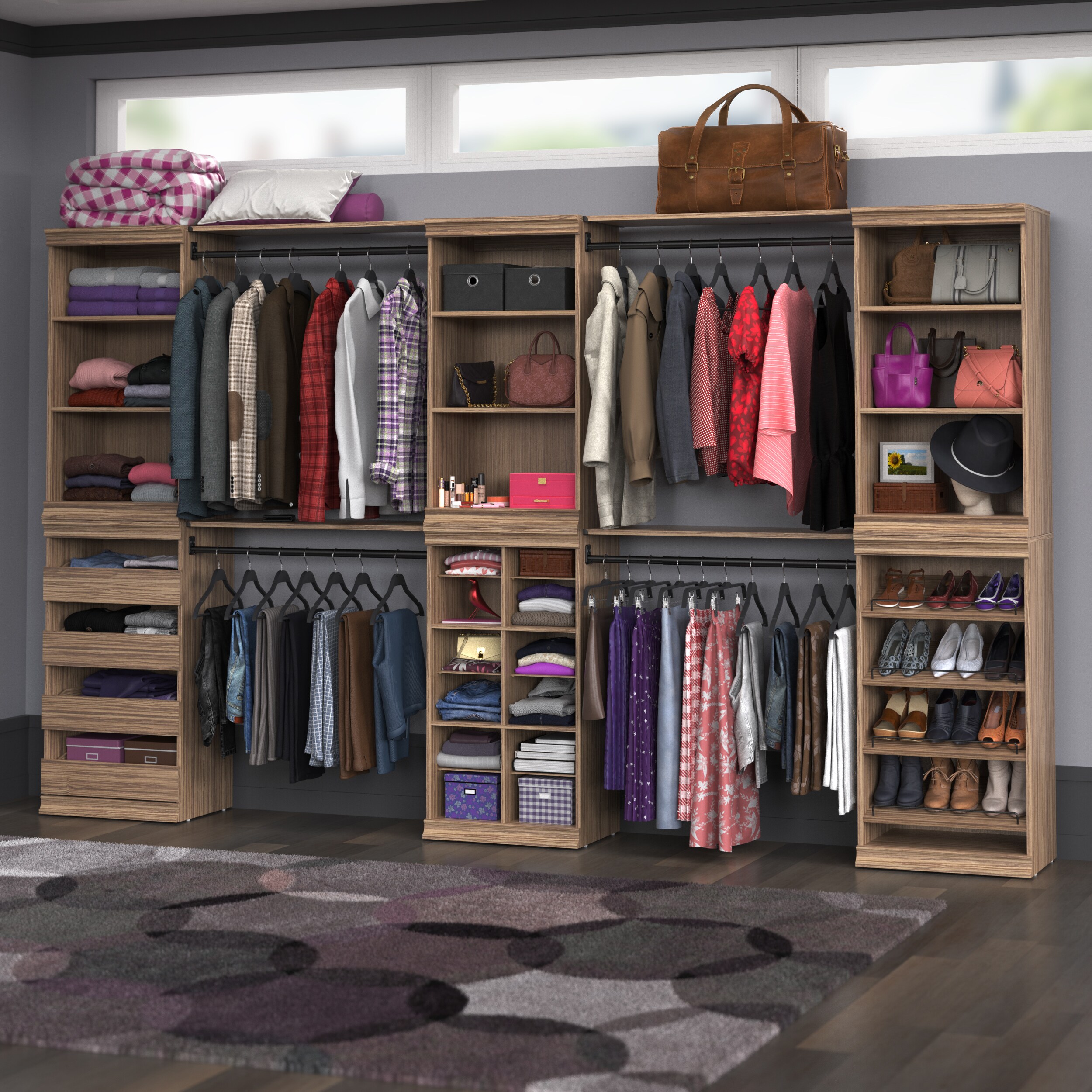 ClosetMaid  Sand Modular Closet Assorted Storage Collection