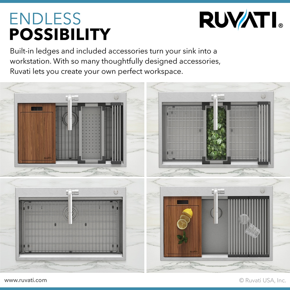Ruvati RVH8023 Kitchen-Sinks - View #7