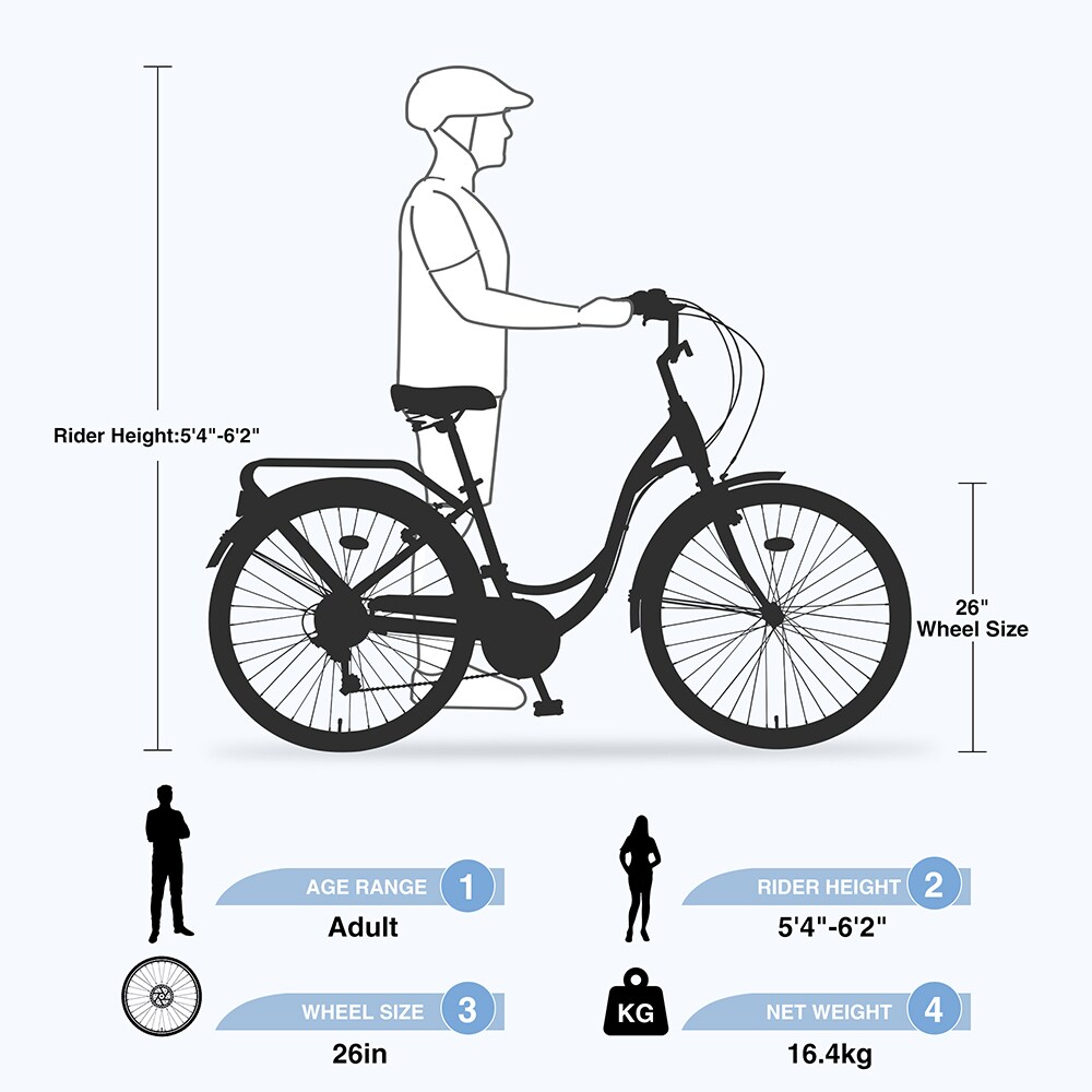 26 wheel bike discount age